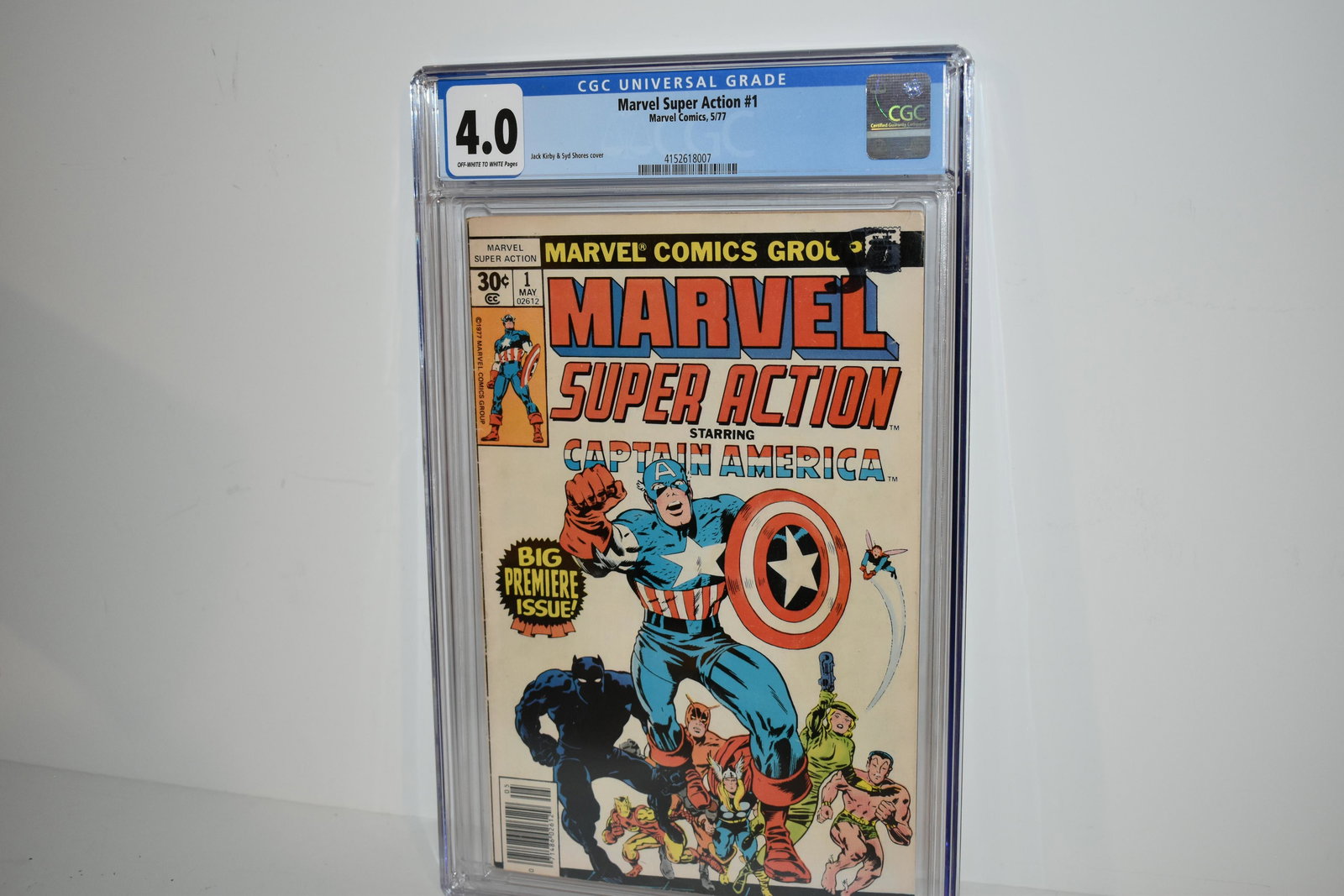 Marvel Super Action 1 (1977) â€“ Marvel Comics Bronze Age key 4.0 (1 of 2)