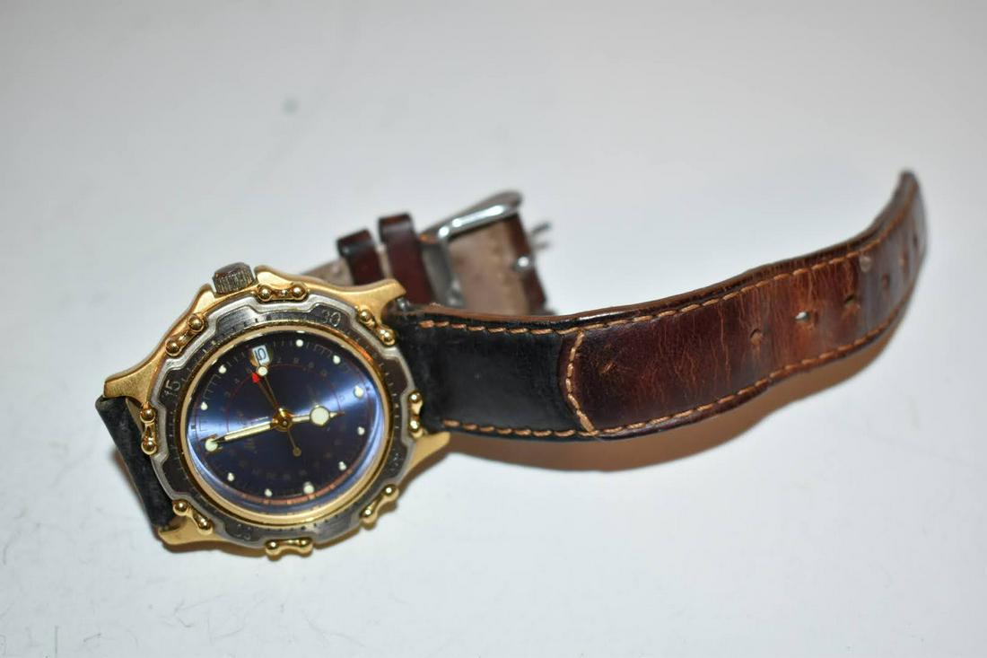 Michele Womens Watch Diver Styled Two Tone Quartz Watch, Clean and Working (1 of 6)