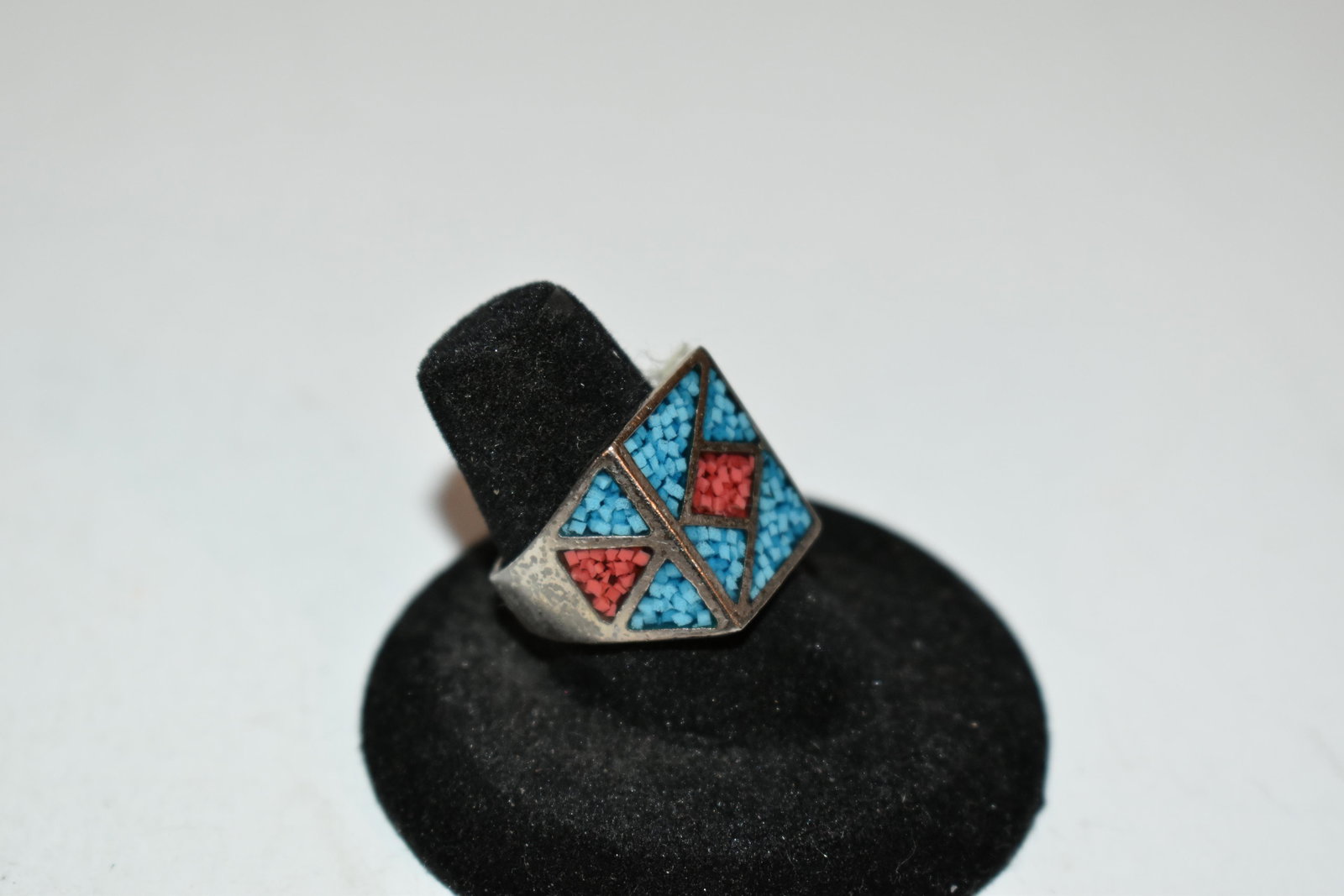 Vintage Sterling Silver Ring sz 7.5 (1 of 4)