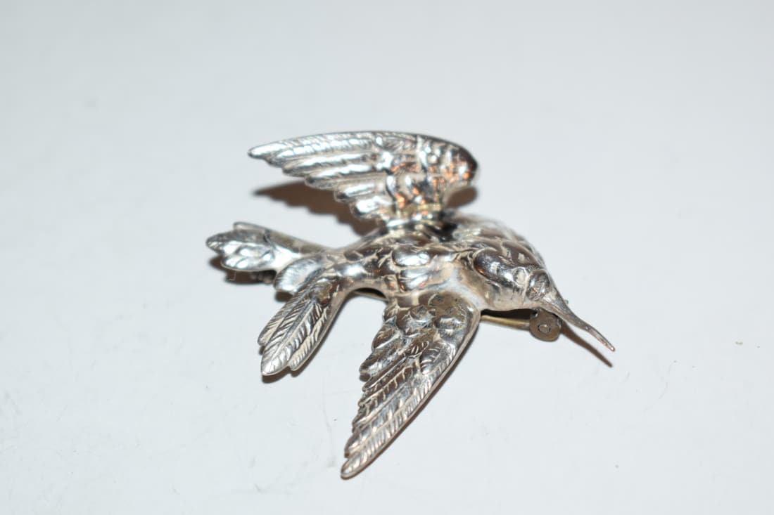 Vintage Sterling Silver Bird Brooch Pin Signed Jewelart (1 of 4)