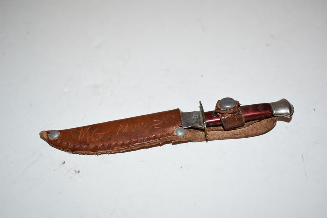 Vintage Colonial, Cub Hunter, Small Bowie, Hunting Knife, USA (1 of 4)