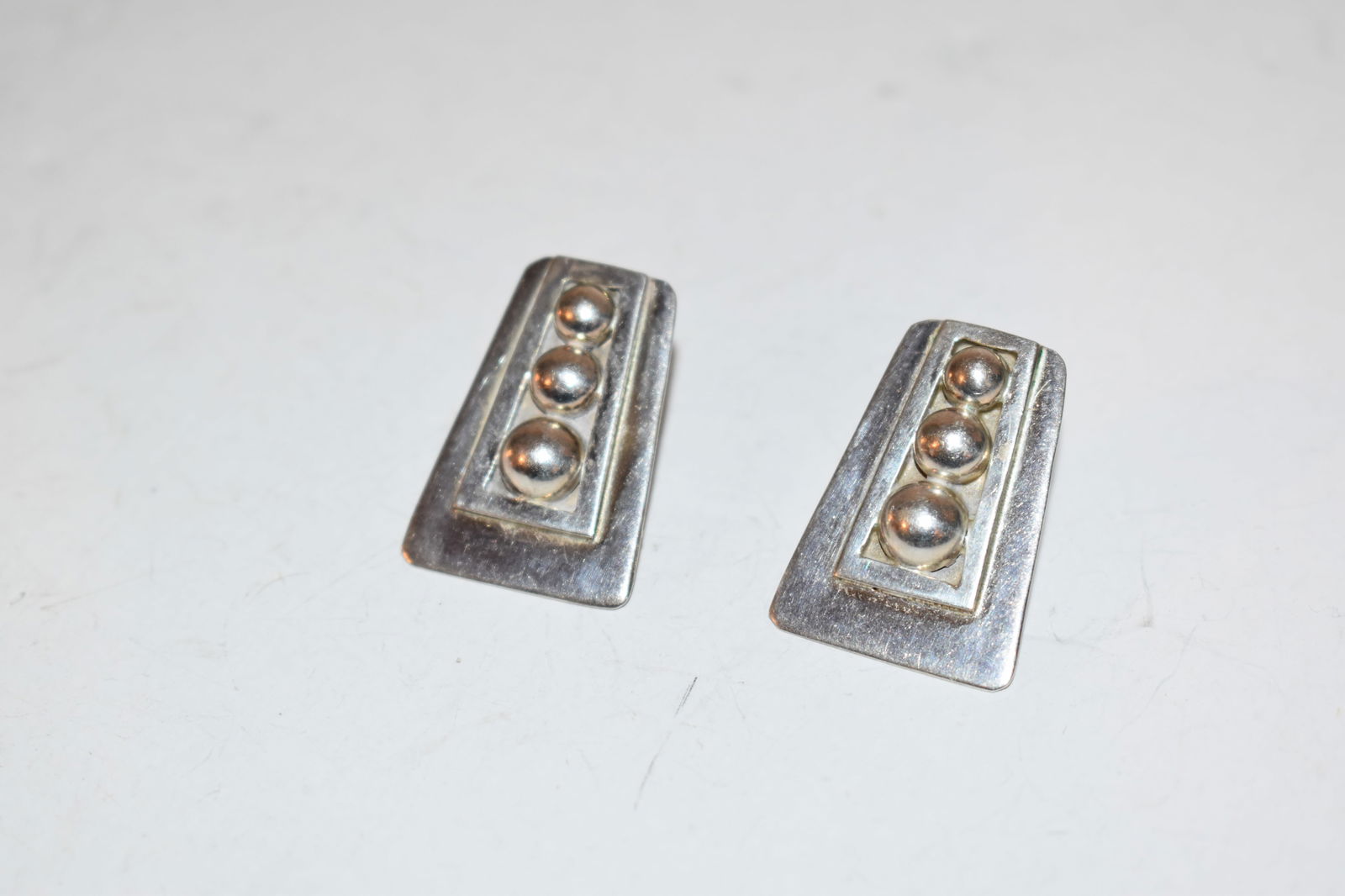 vintage sterling silver mexico post earrings (1 of 3)