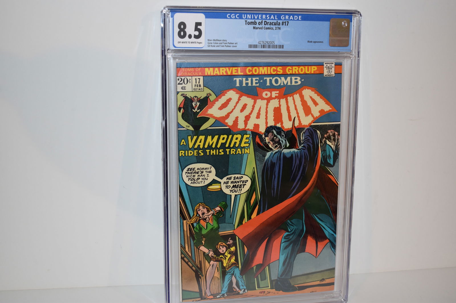 Tomb of Dracula #17 (Marvel, 2/74) CGC 7.0 (early BLADE appearance) (1 of 3)