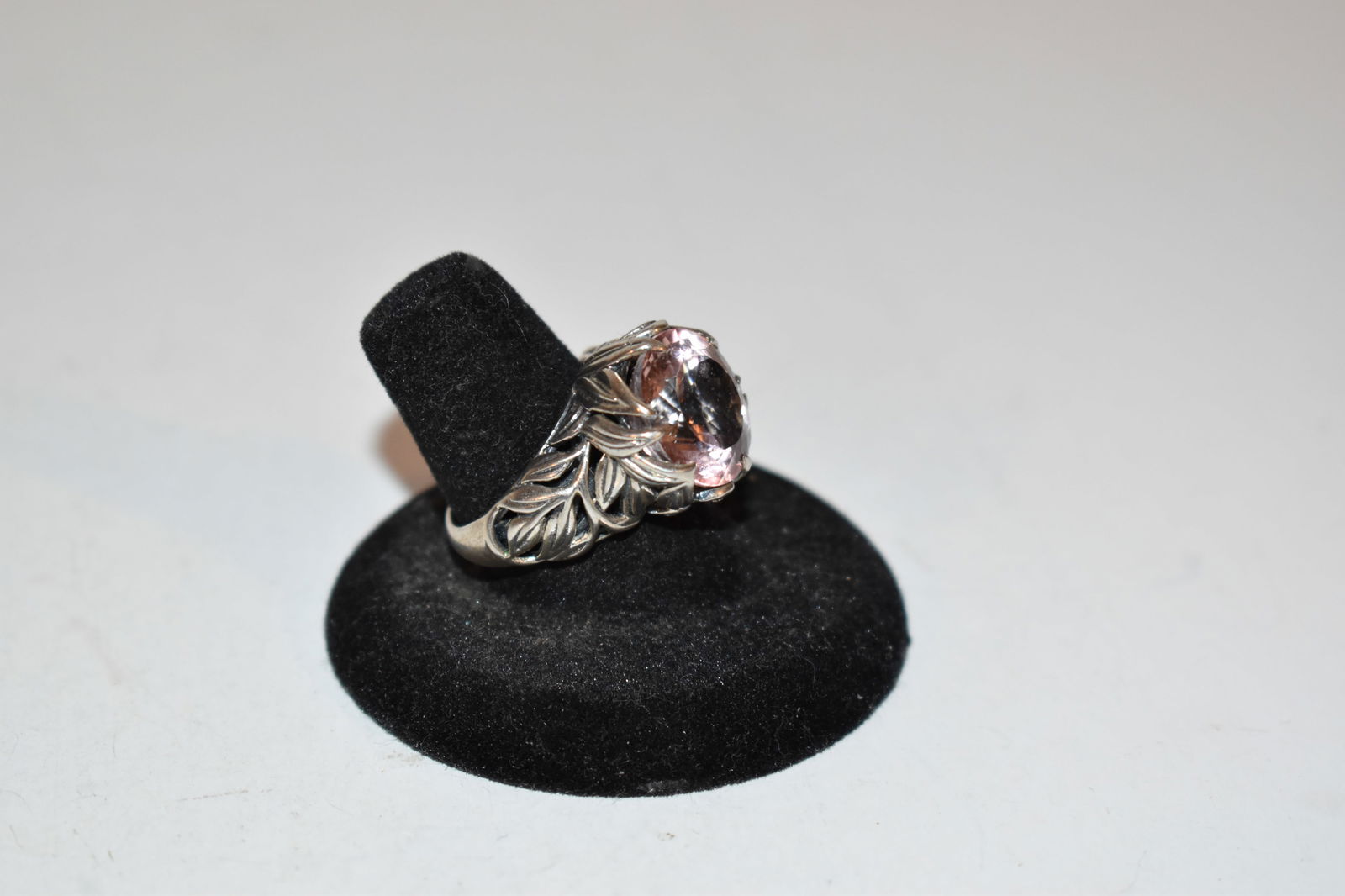 Vintage Sterling Silver lg spinel Ring sz 8 Nice!!!! (1 of 6)