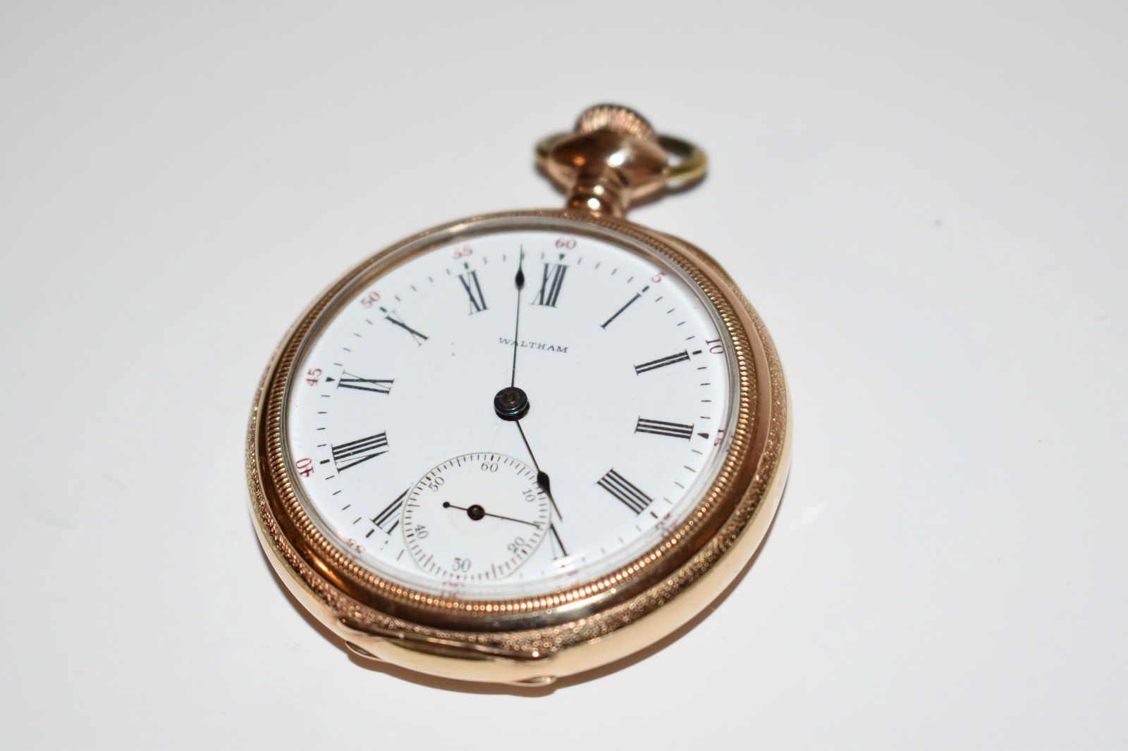 Waltham Pocket Watch 25 Years Gold Filled Case A.W.W. Co. works great!!! (1 of 7)