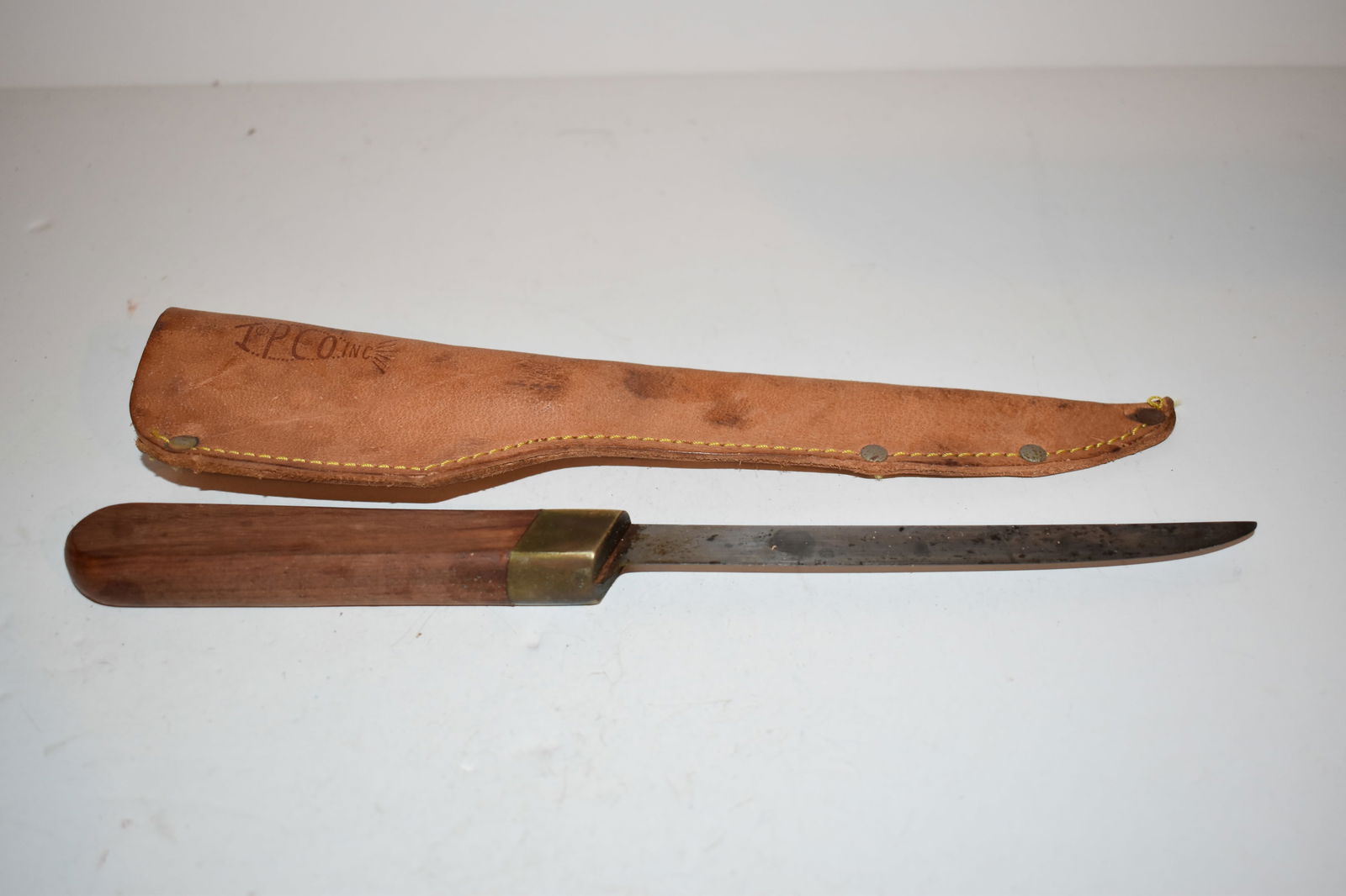 IPCO Sweden 9â€ Fillet Knife High Carbon Tool Steel Blade Wood Handle Sweden (1 of 4)