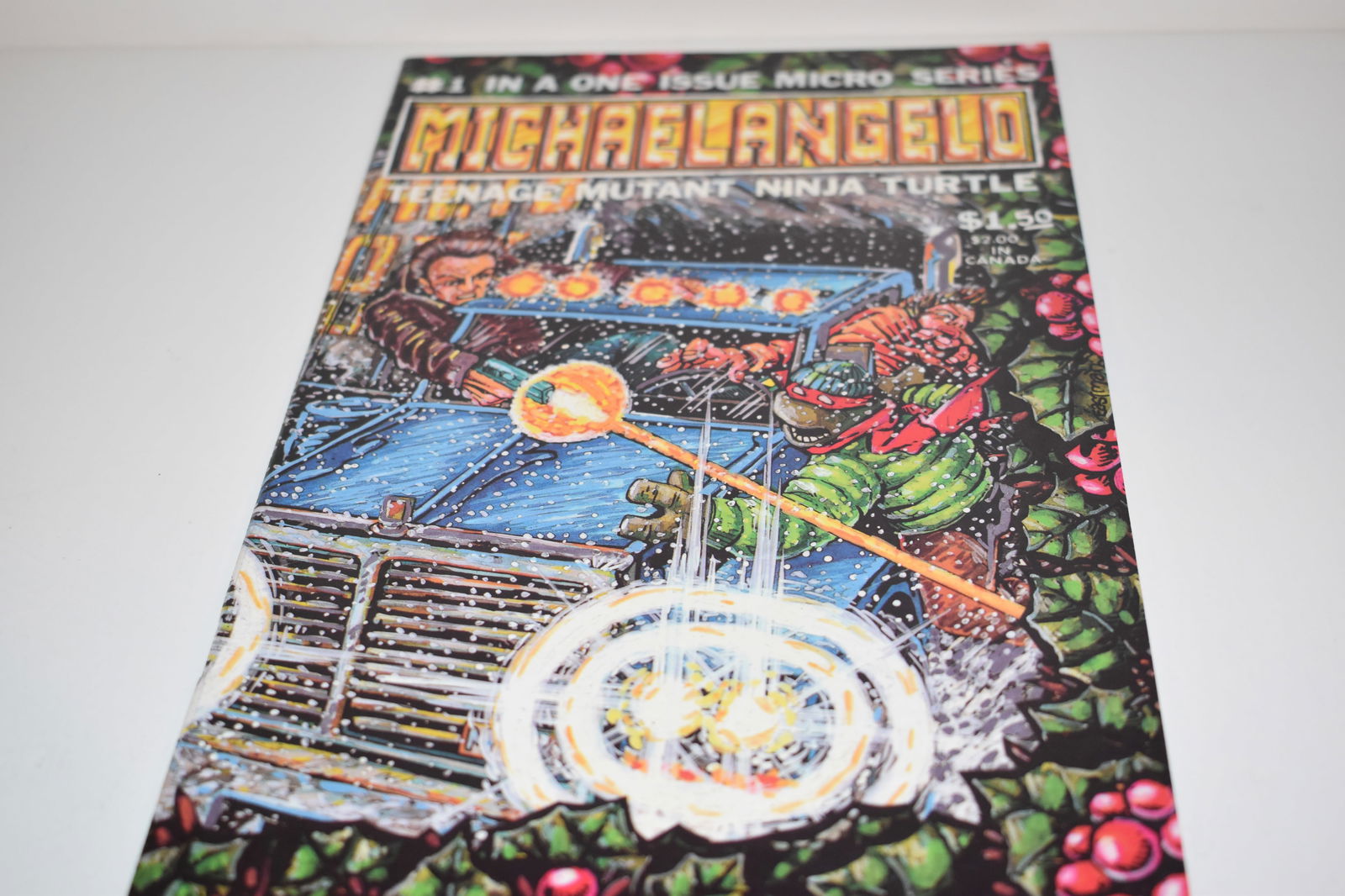 Vintage Comic Book MICHAELANGELO Ninja Turtles #1 (1 of 3)