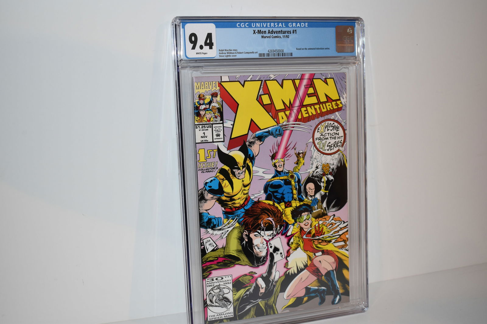 Comic X-Men Adventures #1 graded by CGC 9.4 (1 of 3)