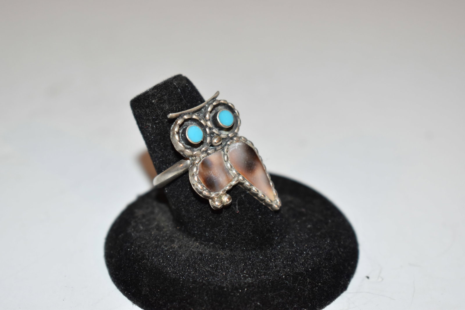 Vintage Sterling Silver navajo zuni indian Ring sz 7 (1 of 4)