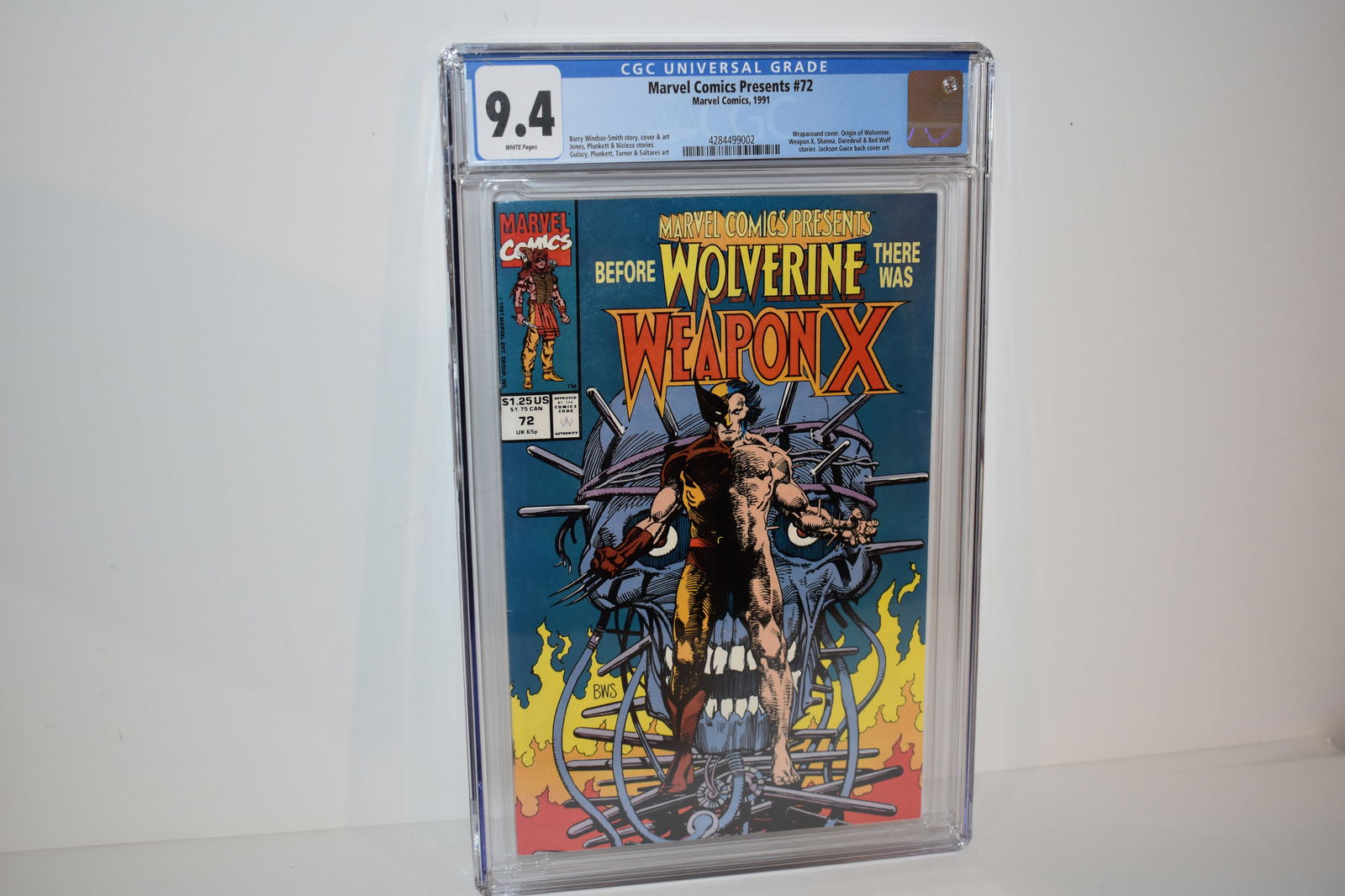 Marvel Comics Presents #72 WOLVERINE WEAPON X CGC 9.4 1991 (1 of 3)