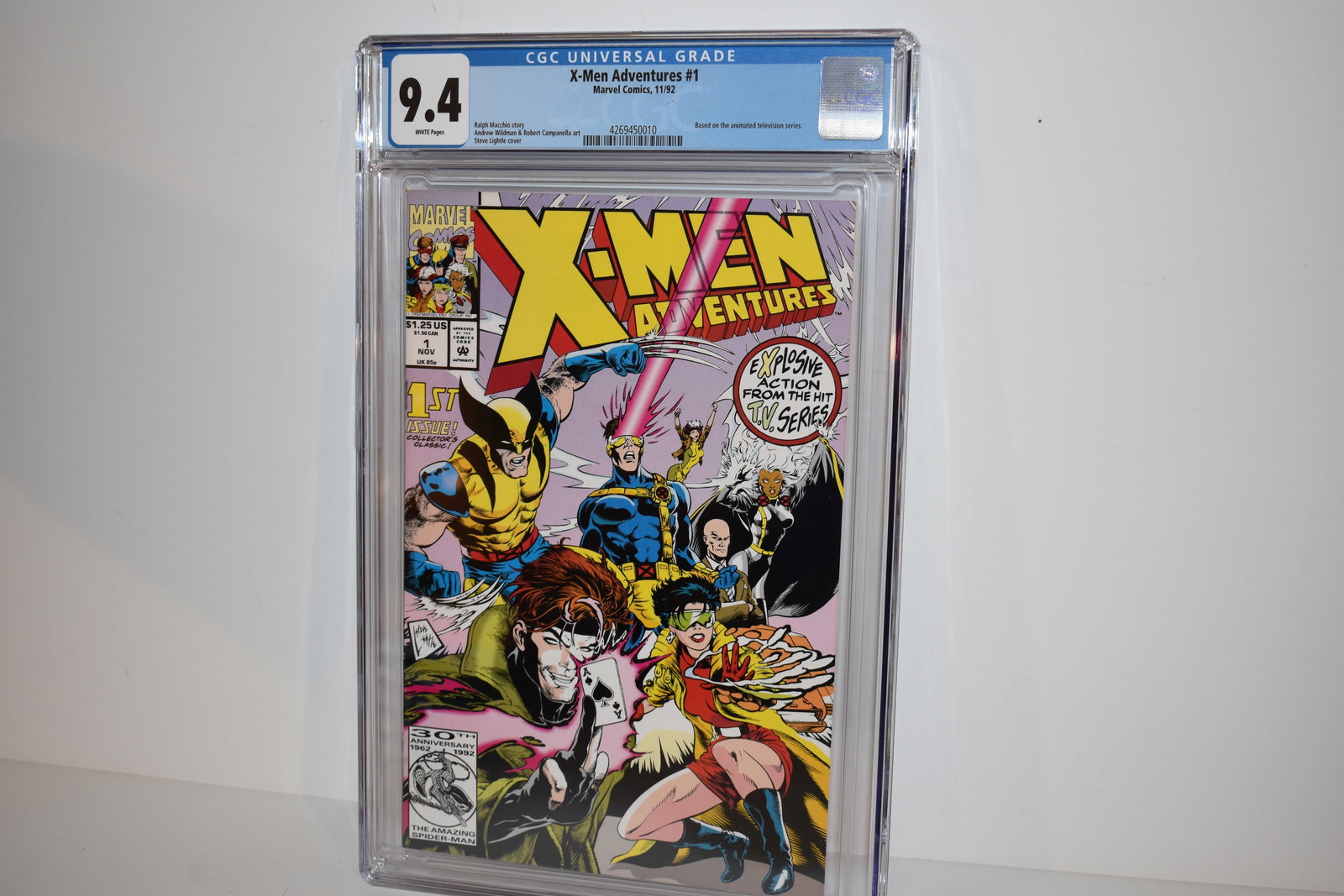 X-men Adventures 1 CGC 9.4 Wolverine Jubilee 1992 Marvel Comics (1 of 3)