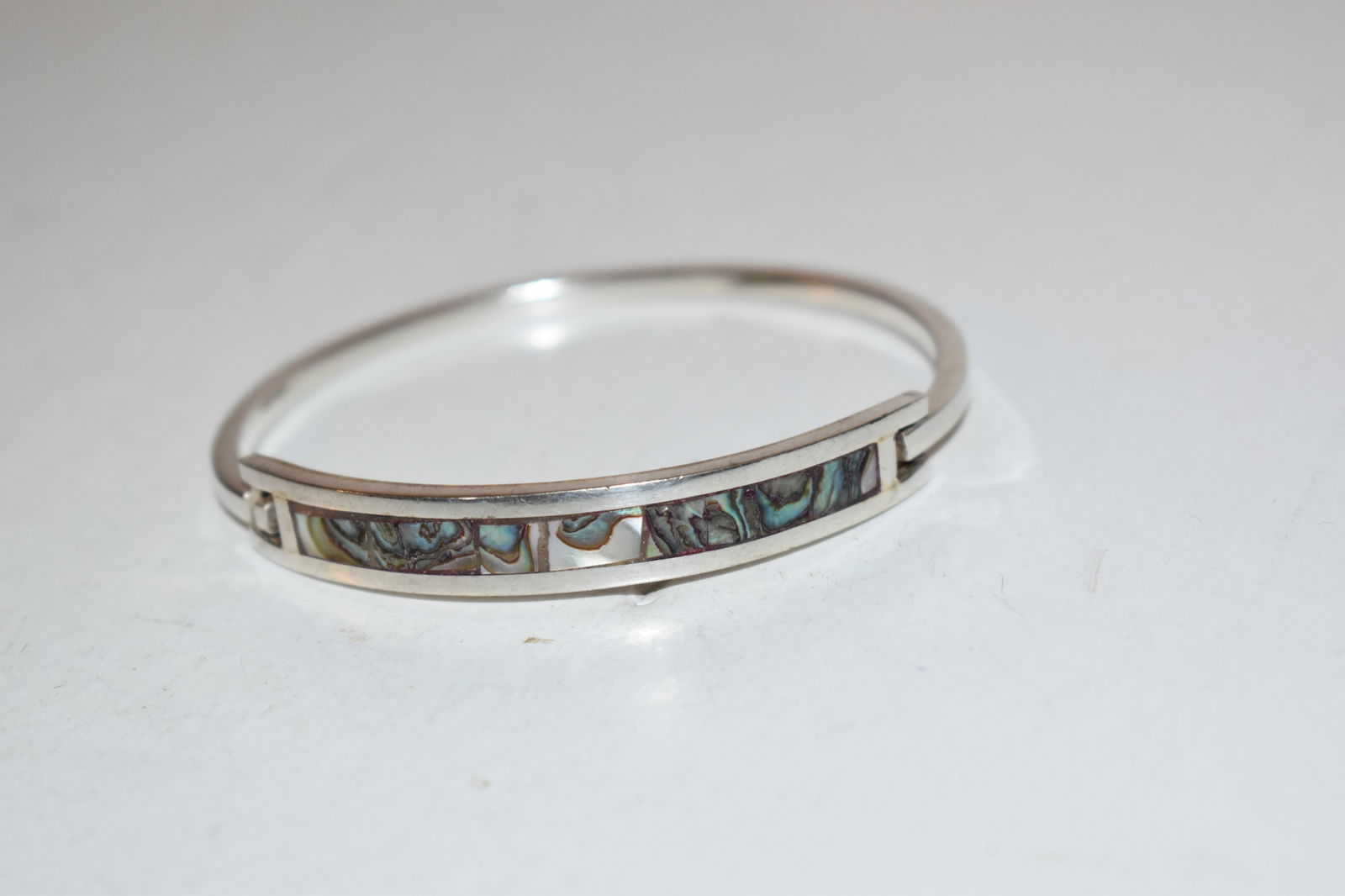 Vintage Alpaca Silver Bracelet 7" (1 of 3)