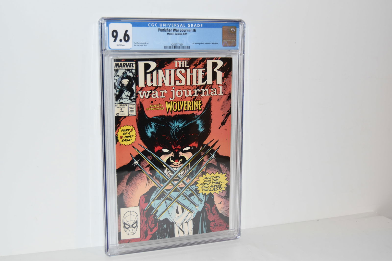 Vintage Comic Book The Punisher #6 CGC 9.6 War Journal (1 of 2)