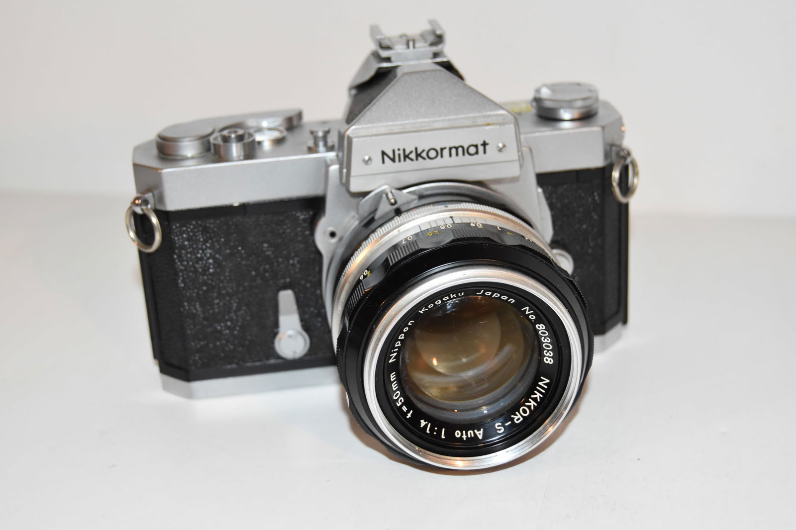 Vintage Nikon Nikkormat Camera FTN 35mm with NIKKOR-S 50mm f1.4 Lens WORKS (1 of 4)