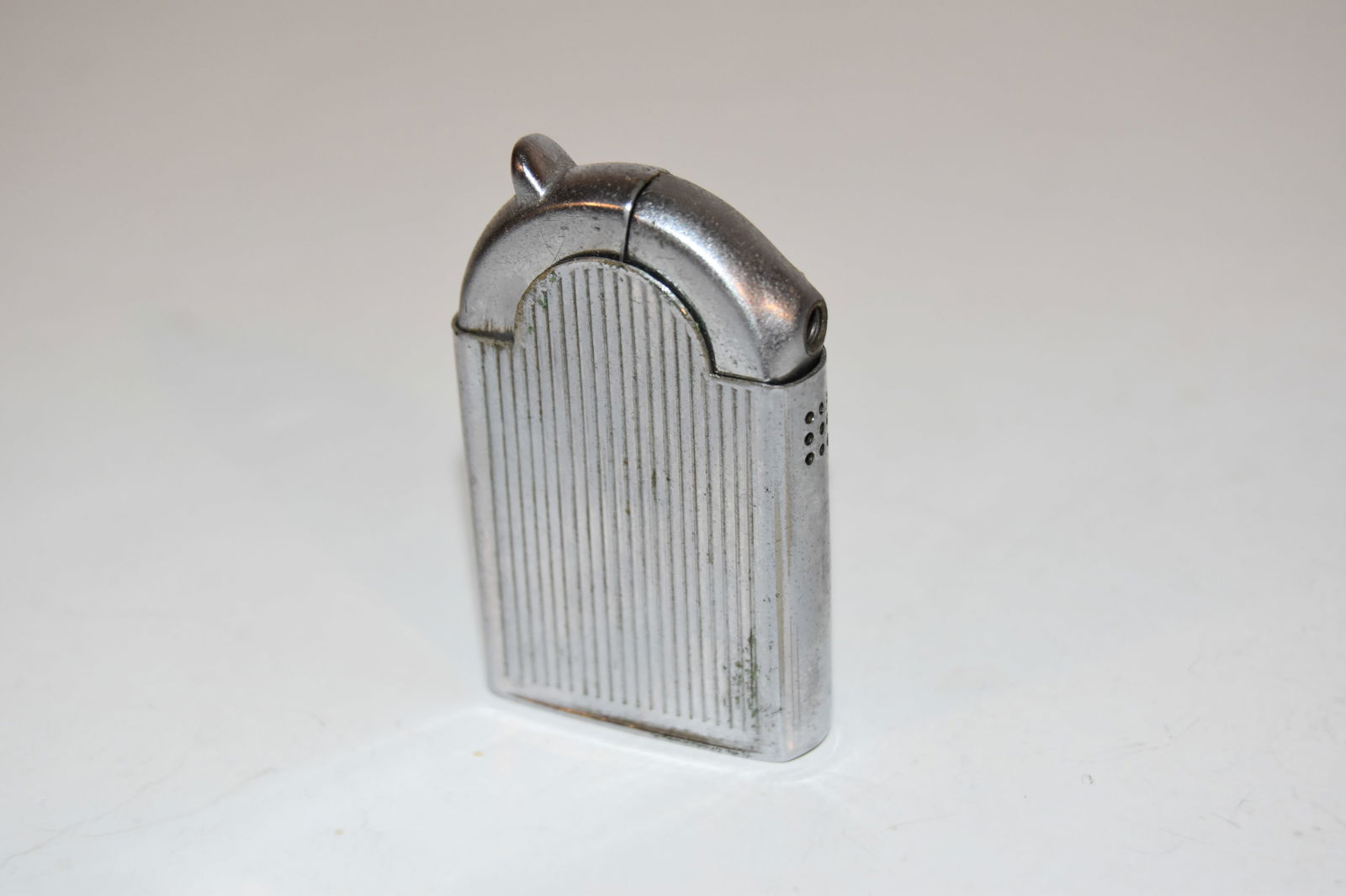 Vintage Chrome SPEED Lighter -Rare Arch Top Made in U.S.A. (1 of 7)
