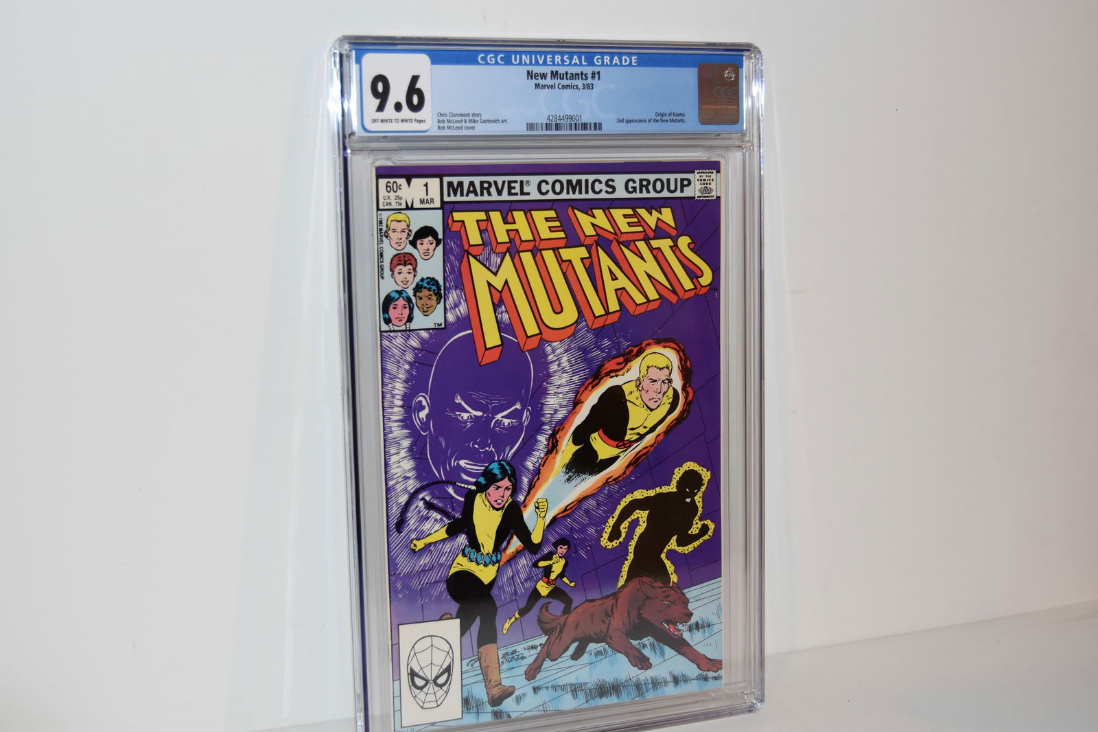Vintage Comic Book New Mutants #1 CGC 9.6 (1 of 2)