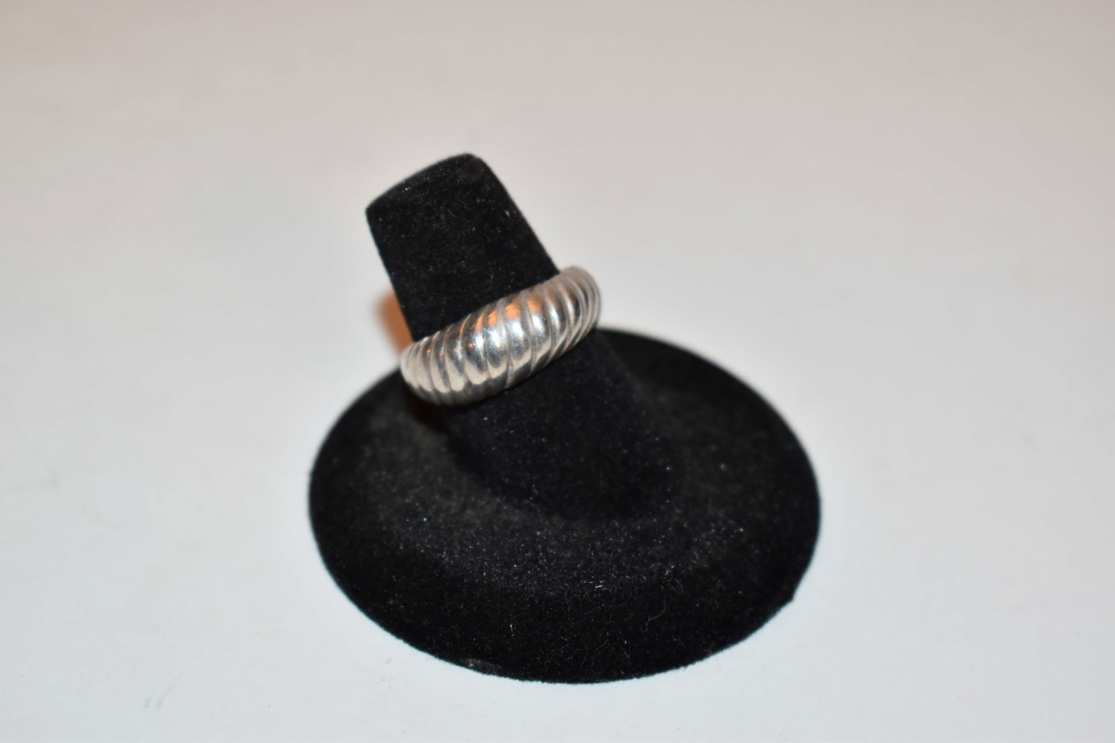 Vintage Sterling Silver modernist Ring sz 7 (1 of 4)