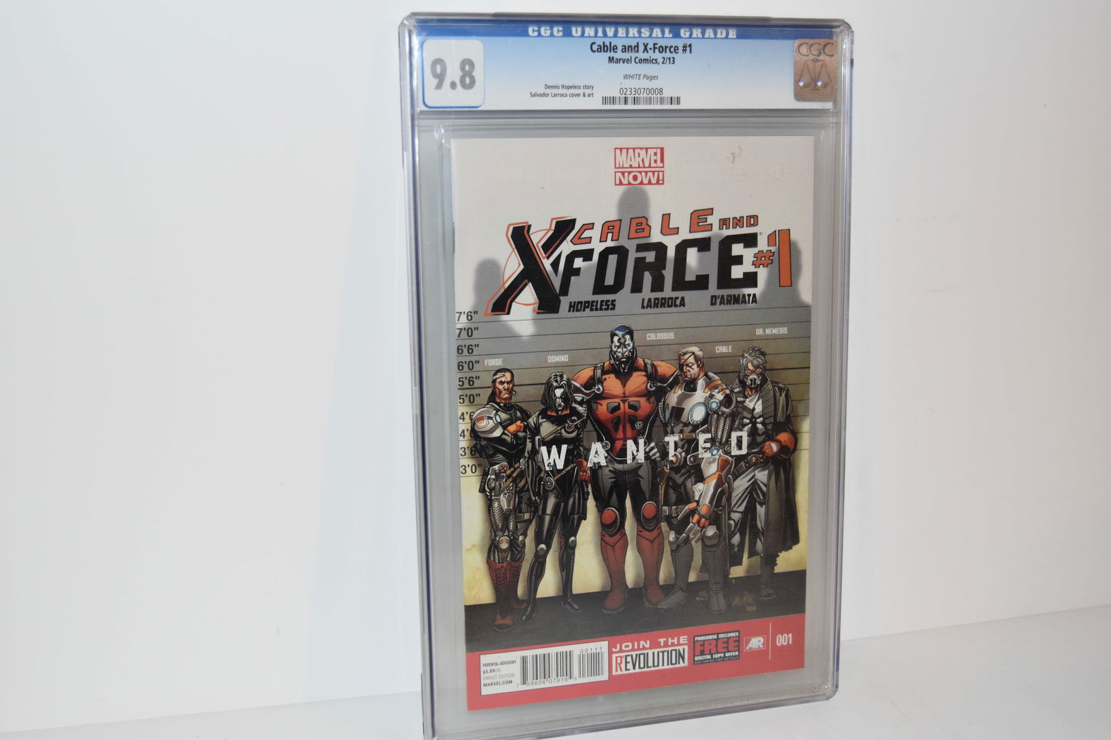 Vintage Comic Book cable and x-force 1 cgc 9.8 (1 of 2)