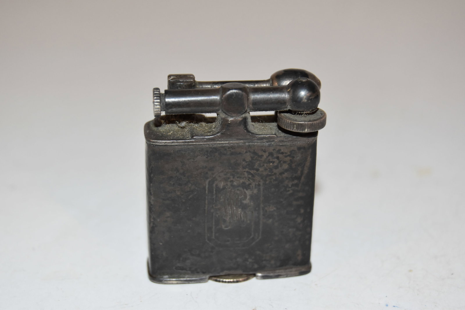 Clark Vintage Lighter Sterling Pat. July 27 1926: Clark Vintage Lighter Sterling Pat. July 27 1926 pendant necklace Please view all photos as they are part of the description and condition of this Item, Feel free to contact me with questions or pictu