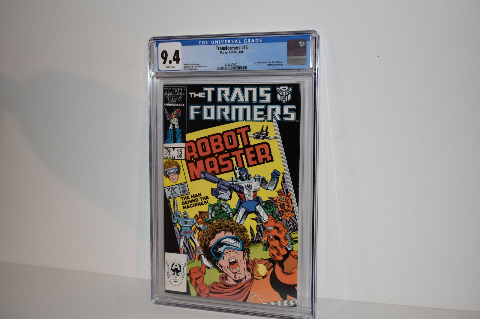 Transformers #15 CGC 9.4-1st Appearance of Robot-Master A (1 of 3)