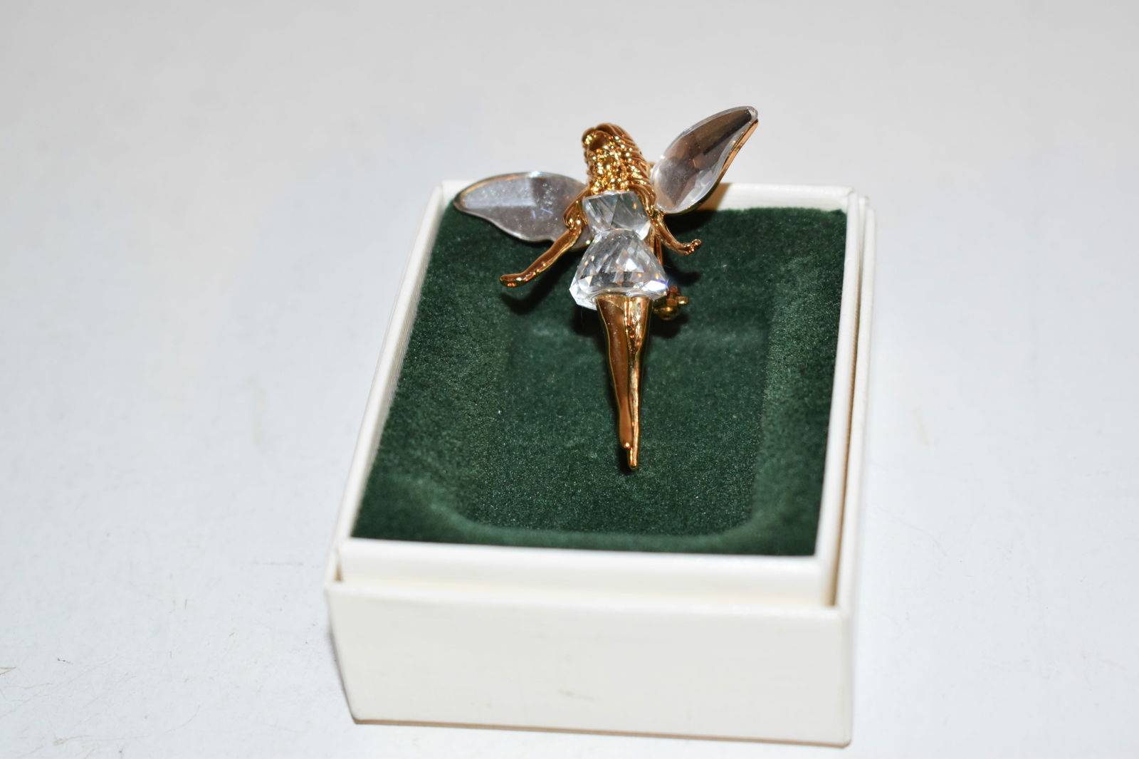 Swarovski Crystal Memories Signed Fairy Pixie Angel Brooch Pin (1 of 5)