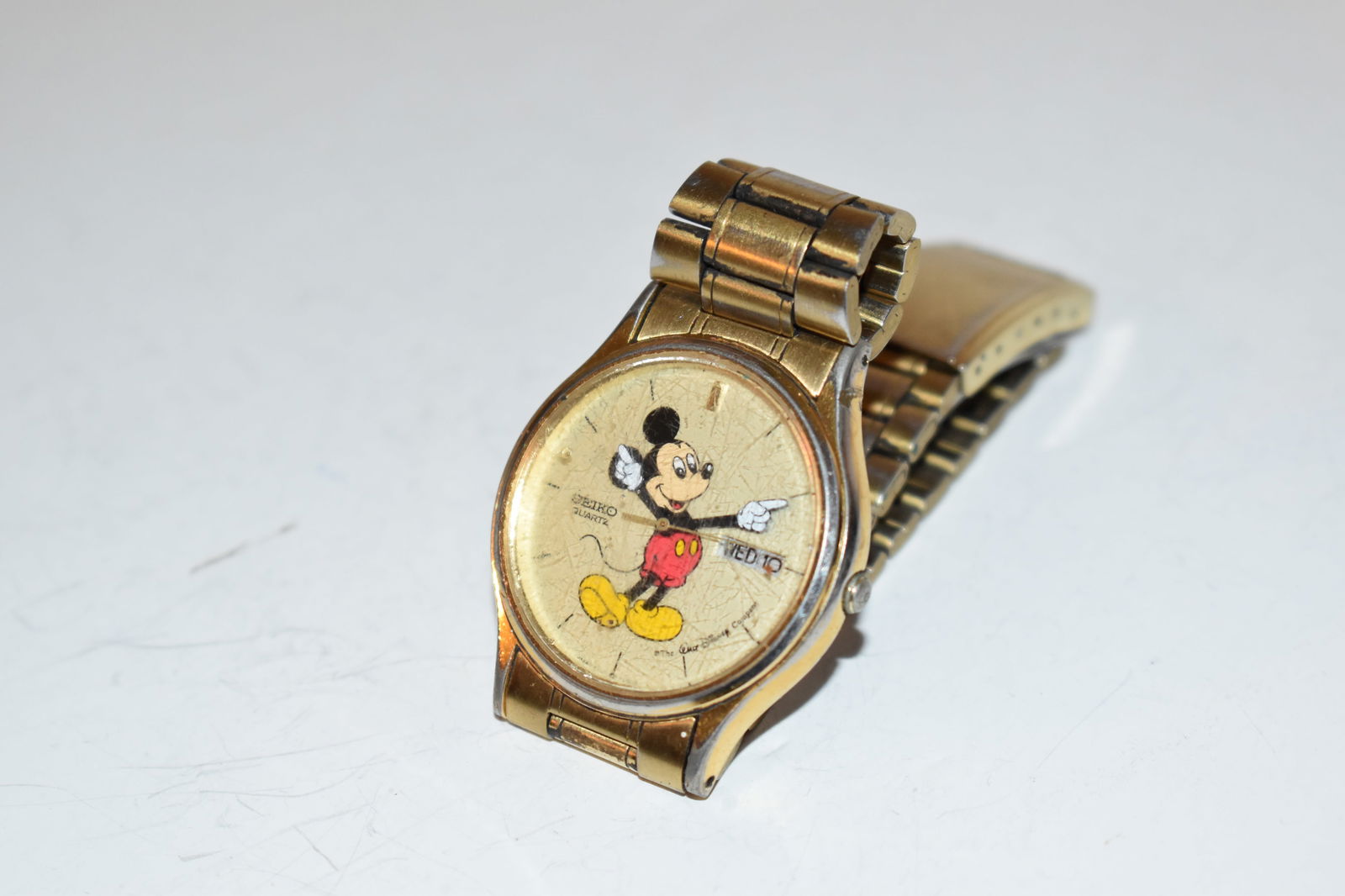 Vintage Micky Mouse Watch Walt Disney Works (1 of 4)
