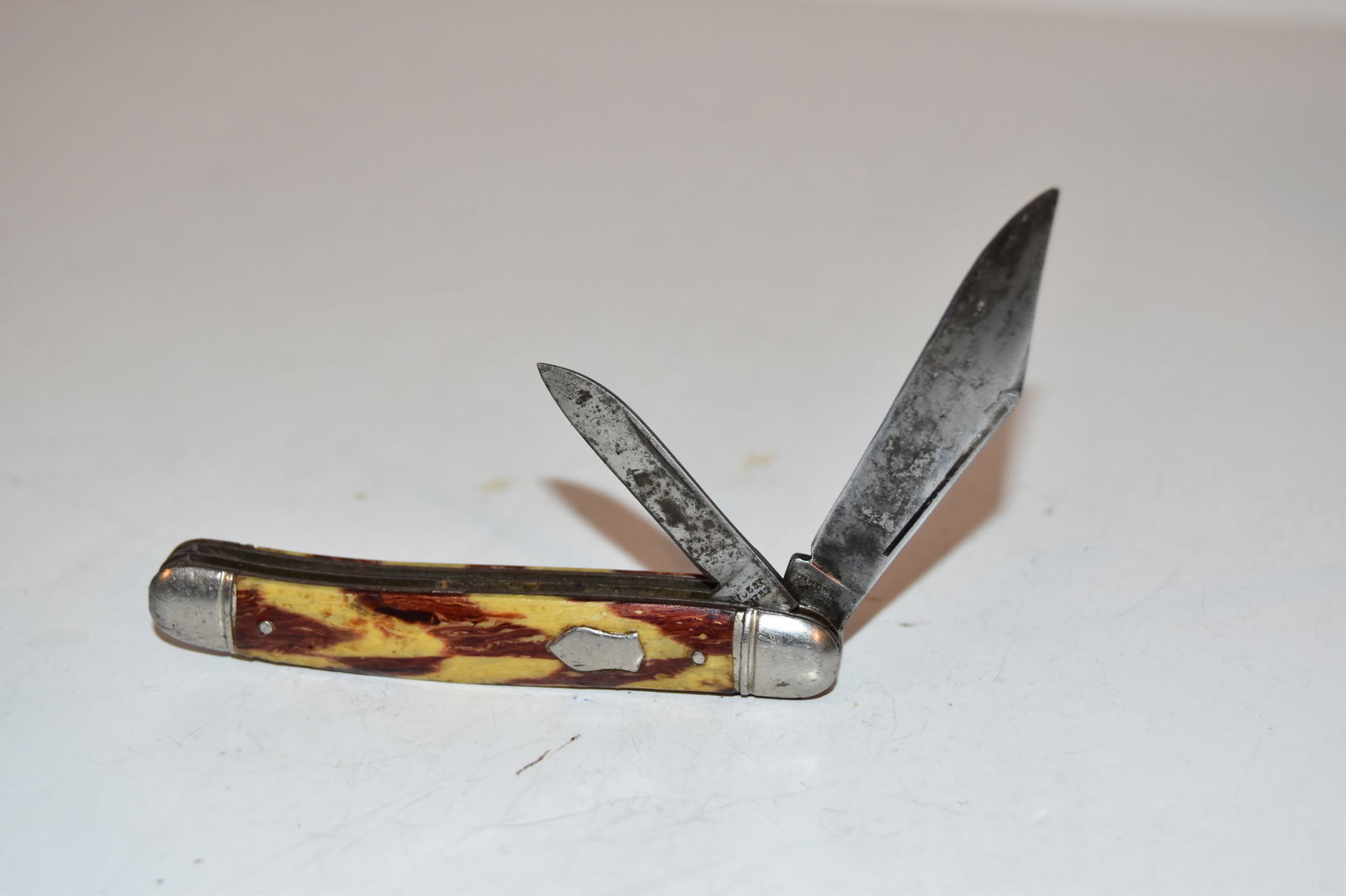 Vintage Hammer Brand 2 Blade Jack Folding Pocket Knife Made in Usa (1 of 3)