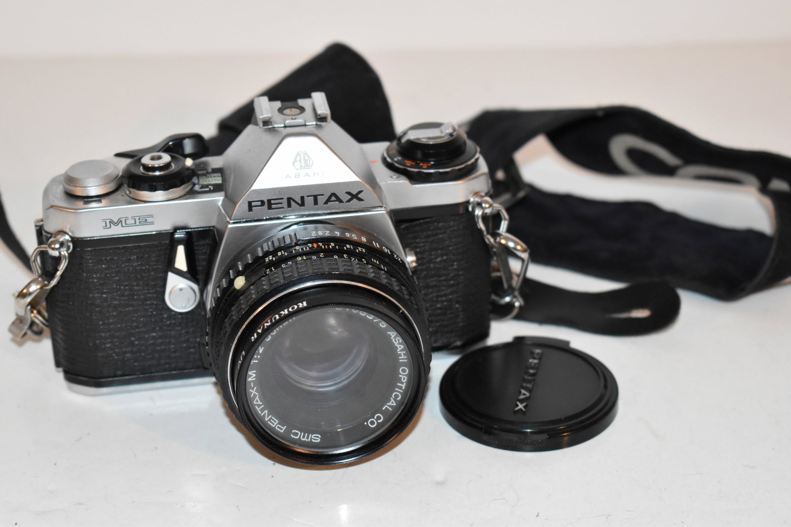 Pentax ME 35mm SLR Film Camera, Asahi Pentax -m SMC 50mm f/2 Lens works great!!!: Pentax ME 35mm SLR Film Camera, Asahi Pentax -m SMC 50mm f/2 Lens works great!!! Please view all photos as they are part of the description and condition of this Item, Feel free to contact me with que