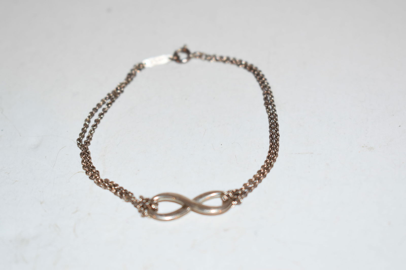 Tiffany & Co. Sterling Silver Double Chain Bracelet 925 (1 of 3)