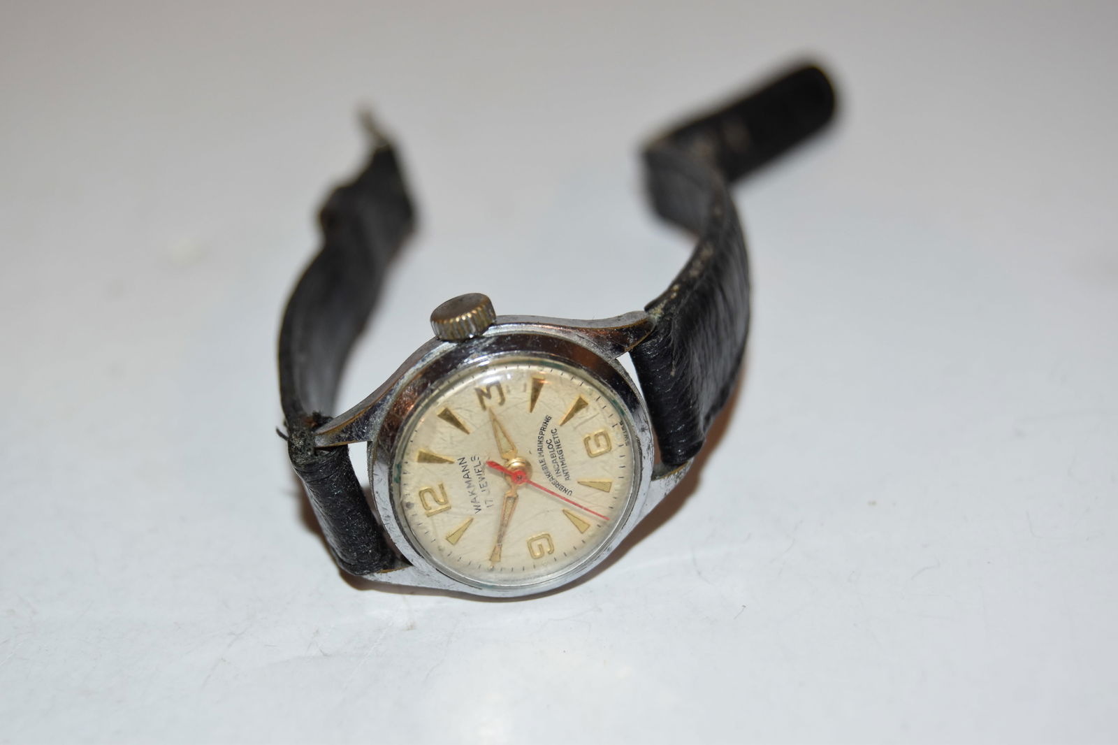 Vintage working Wakmann Wrist Watch Incabloc Swiss made (1 of 4)