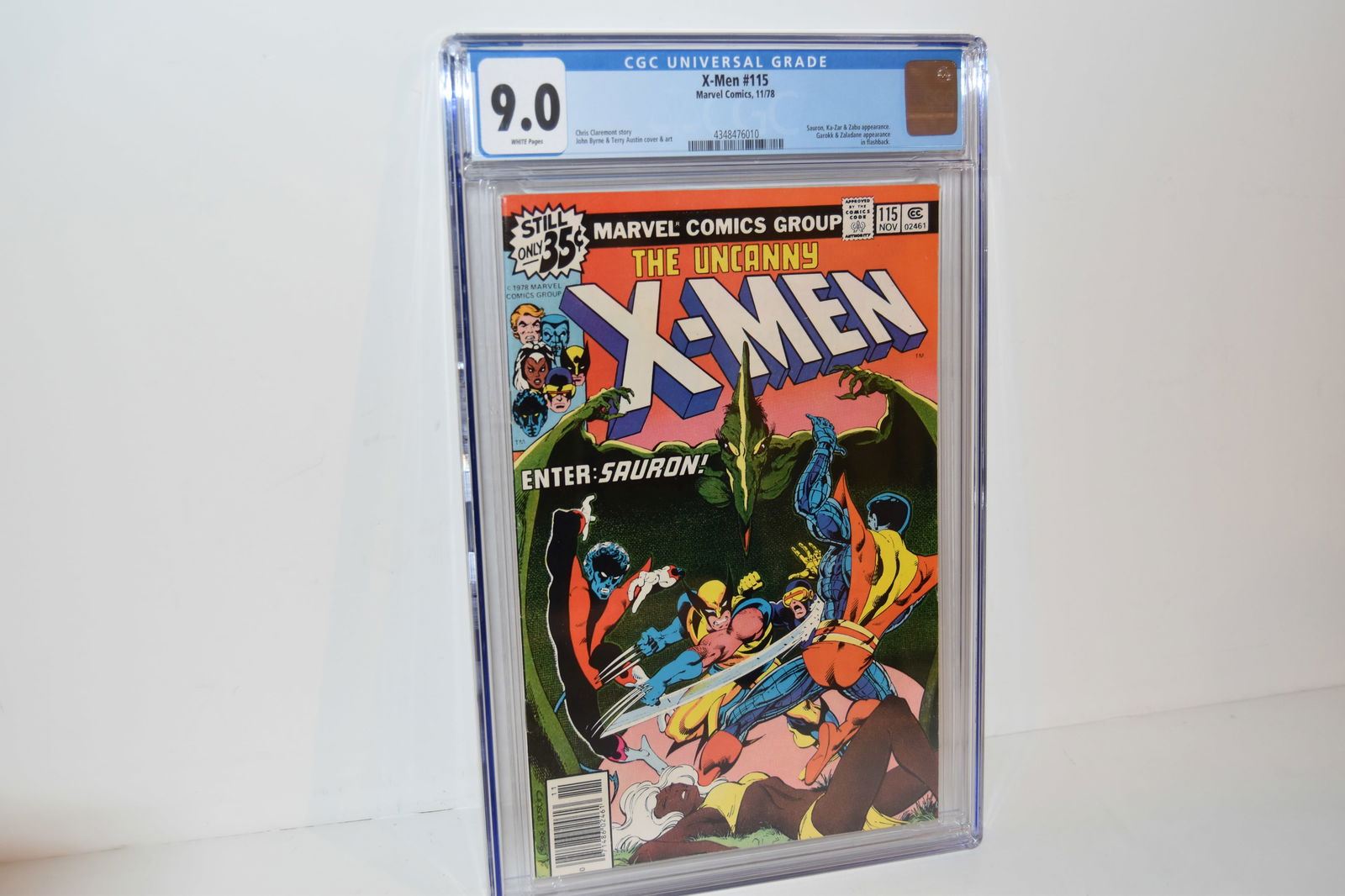 X-Men 115 KaZar, Sauron CGC 9.0 (White Pages) Newstand (1 of 2)