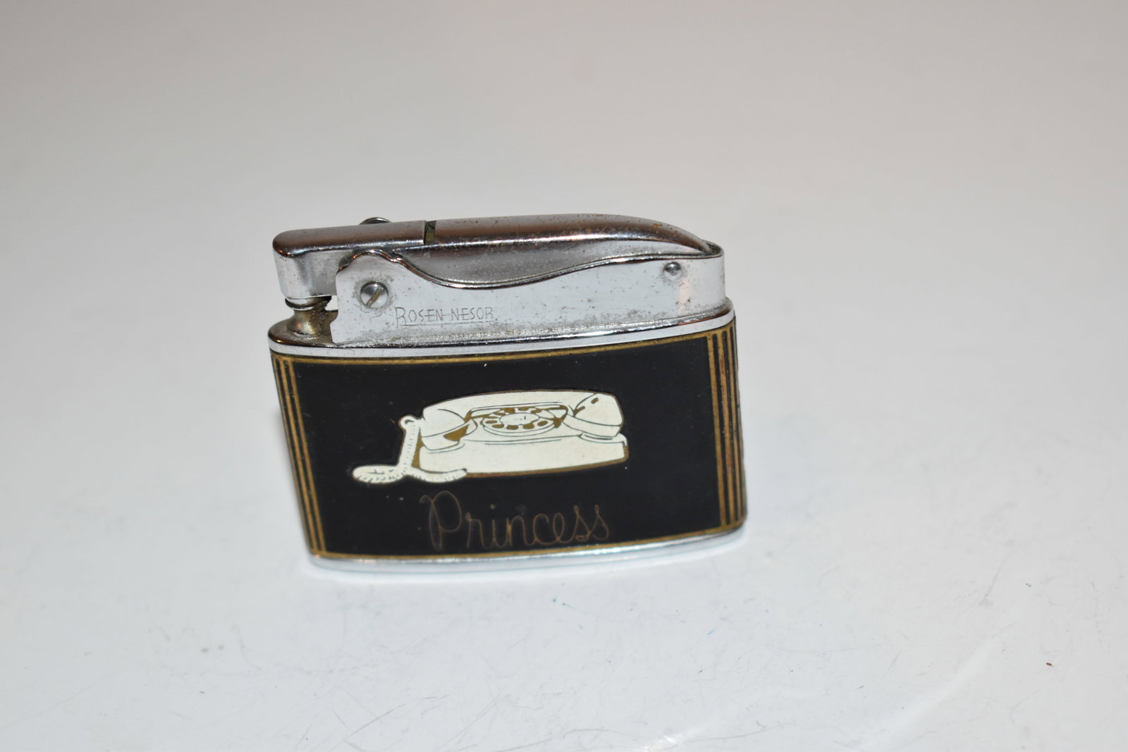 Vintage Nesor-Rosen Advertising Lighter Telephone advertising: Vintage Nesor-Rosen Advertising Lighter Telephone advertising Please view all photos as they are part of the description and condition of this Item, Feel free to contact me with questions or picture r