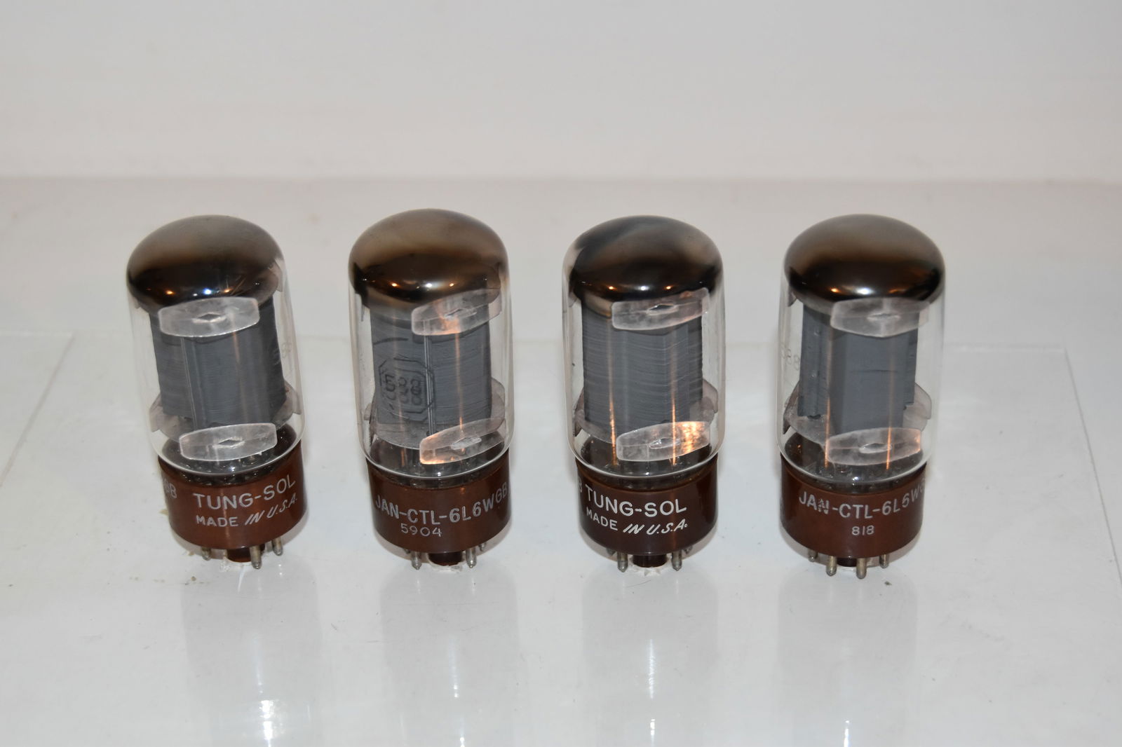 4 Tung-Sol 5881 Vacuum Tubes Test Strong (1 of 4)