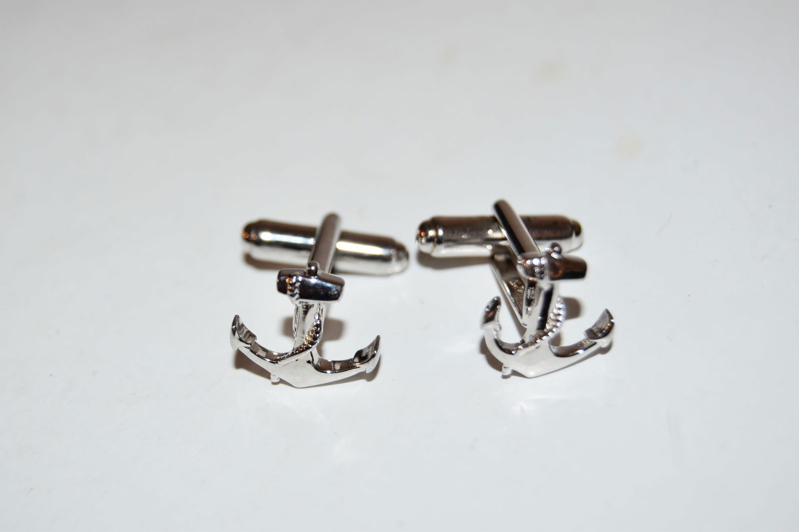 Vintage Sterling Silver Montblanc anchor Cuff Links (1 of 3)
