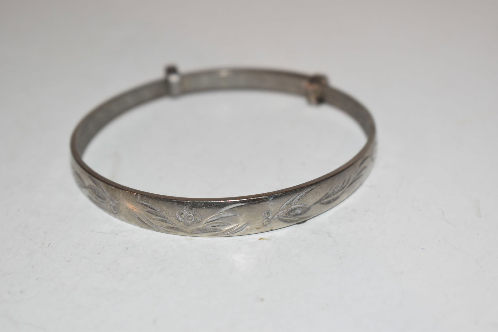 Vintage Sterling Silver adjustable Bracelet (1 of 4)