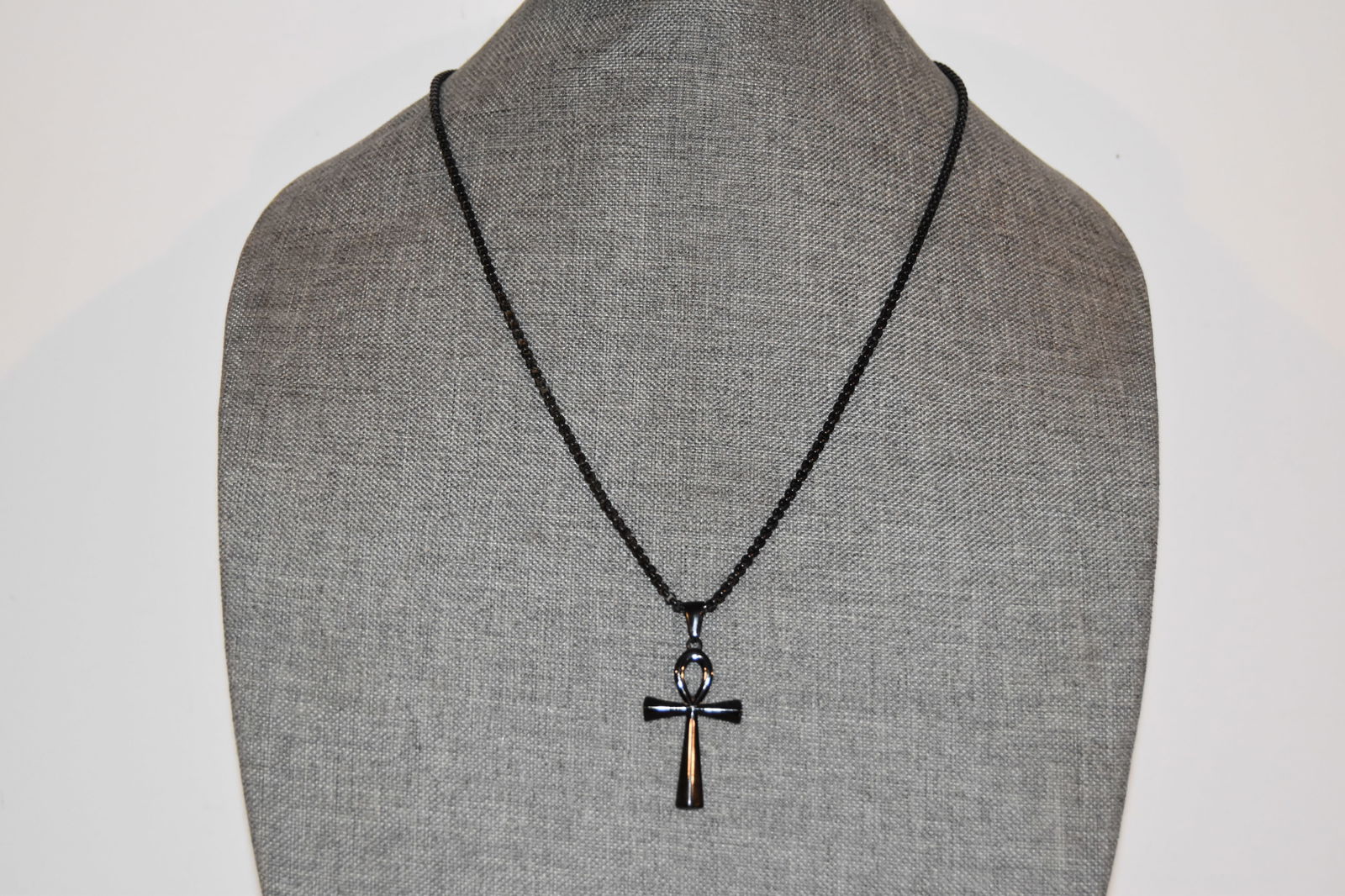 Men's Coptic Ankh Cross Religious Pendant Necklace Egyptian (1 of 4)