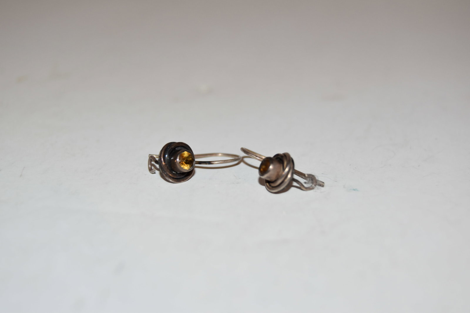 Vintage Sterling Silver gem stone Earrings (1 of 3)