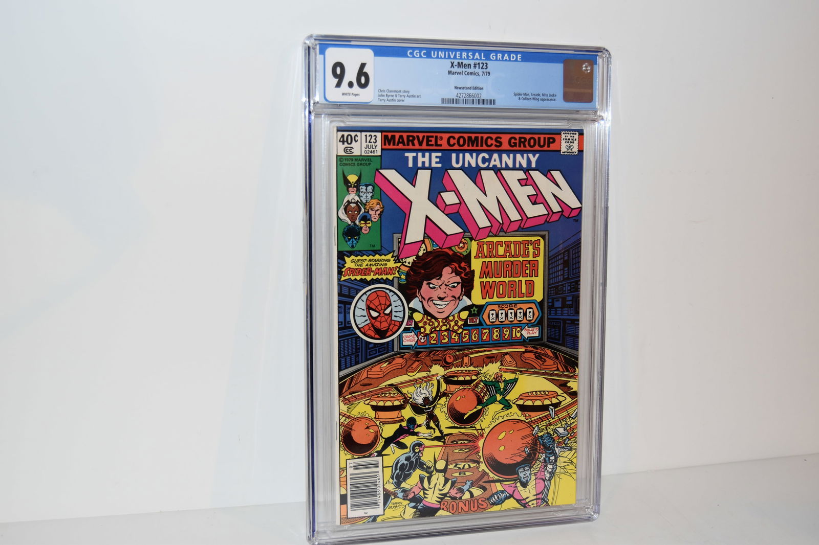 Vintage Comic Book X-Men #123  CGC 9.6 NEWSSTAND (1 of 2)
