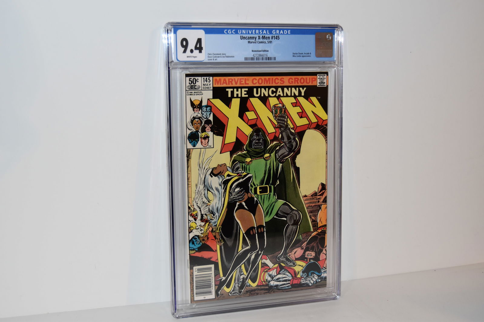 Vintage Comic Book X-Men #145  CGC 9.4 NEWSSTAND (1 of 2)