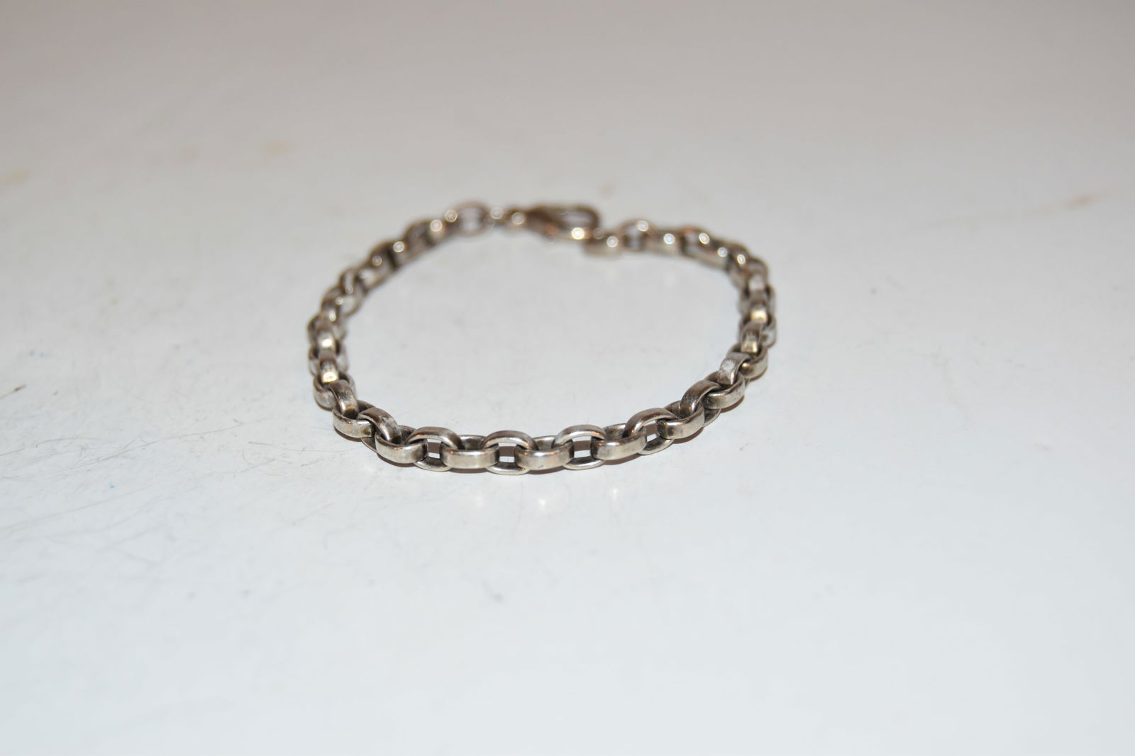 Vintage Sterling Silver linked Bracelet 7" (1 of 3)