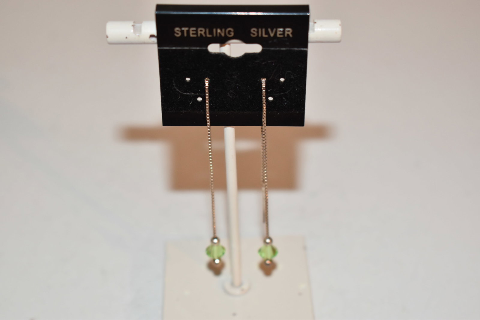 vintage sterling silver Swarovski earrings: vintage sterling silver Swarovski earrings Please view all photos as they are part of the description and condition of this Item, Feel free to contact me with questions or picture requests! Used Item 