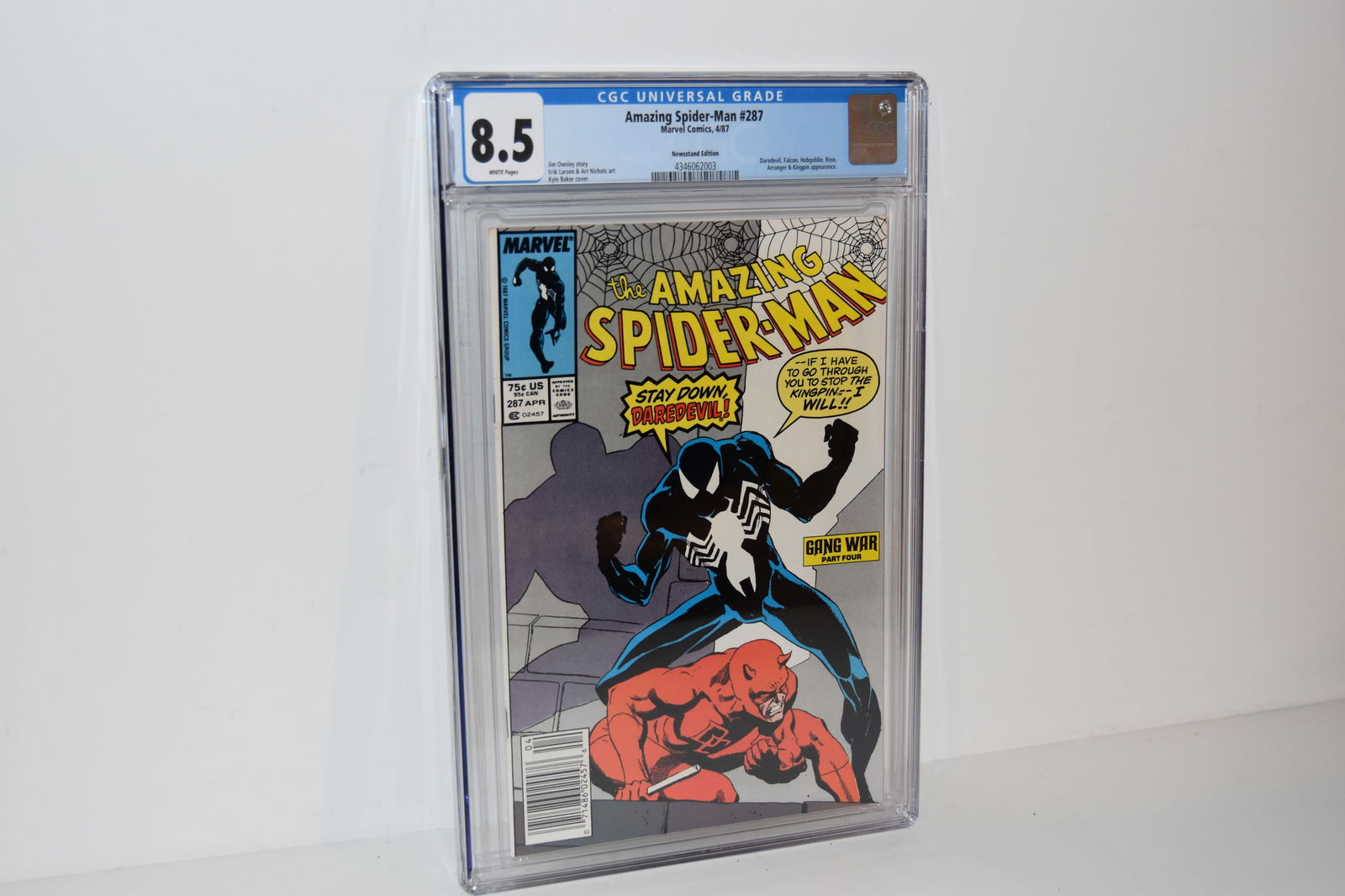 Amazing Spider-Man #287 VF+ 8.5 Newsstand Variant Daredevil! Marvel 1987 (1 of 2)