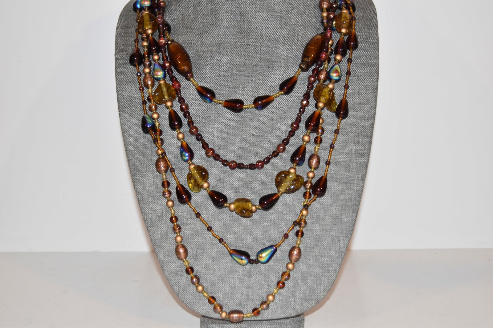 Vintage Beaded Murano Glass Necklace (1 of 4)