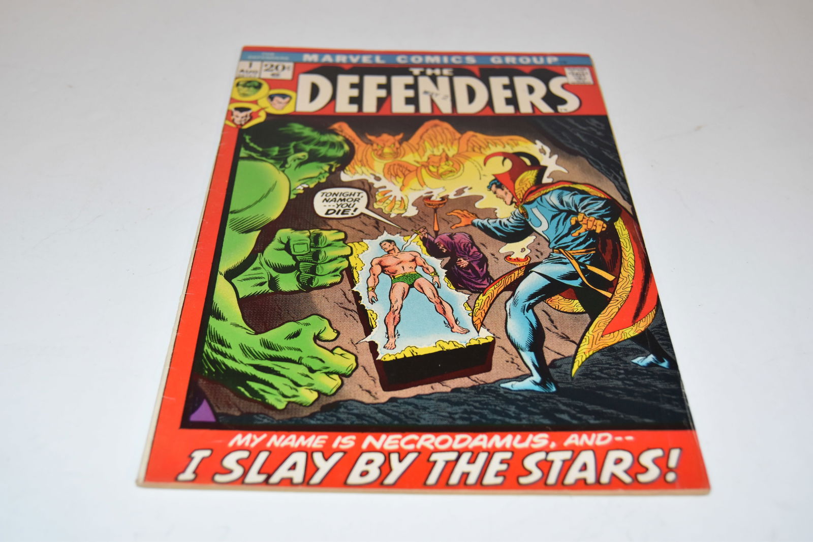 1972 Marvel The Defenders #1 1st Appearance of Necrodamus (1 of 3)
