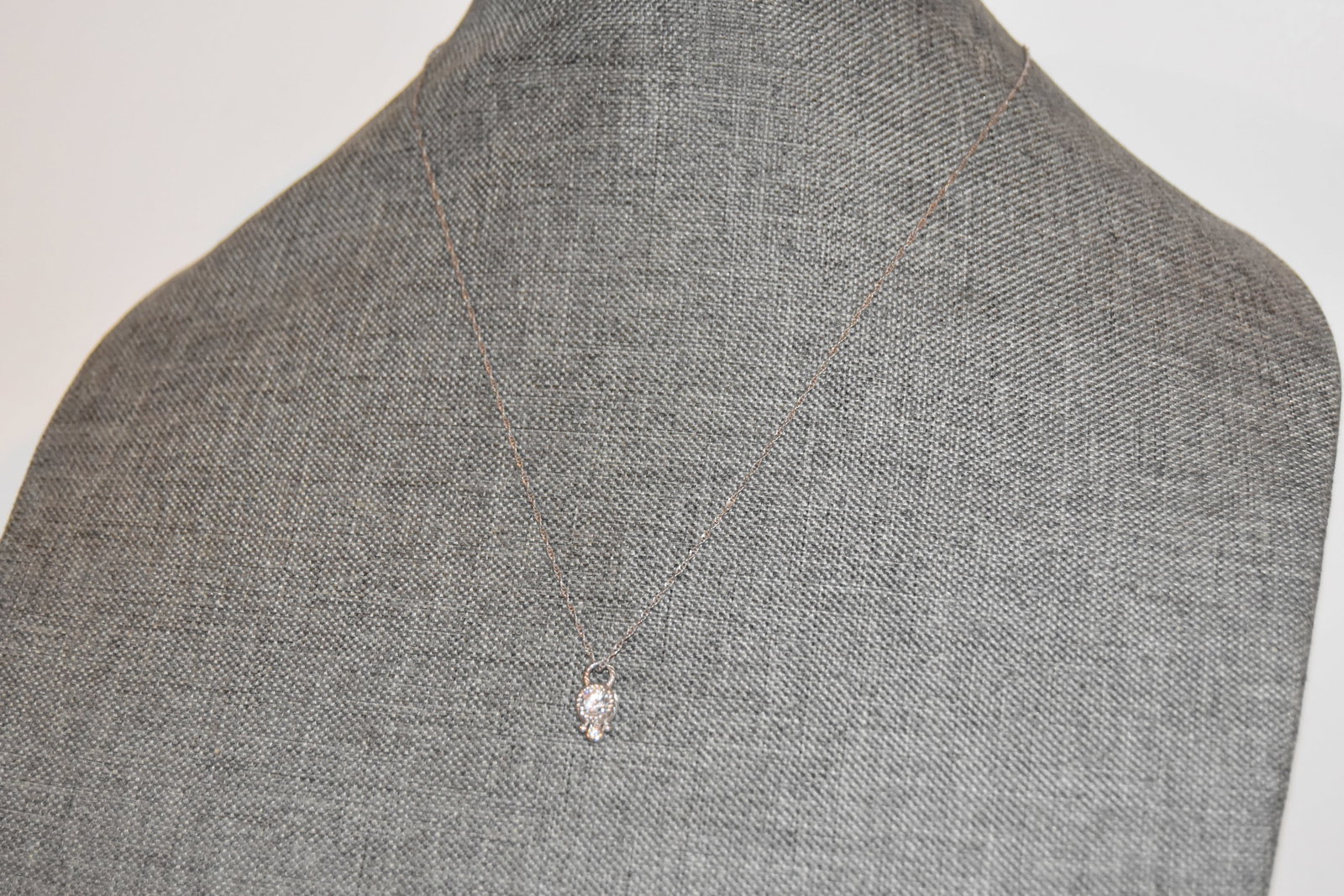 Judith Ripka Sterling Silver 925 Pendant CZ With Sterling Silver 925 Chain (1 of 5)