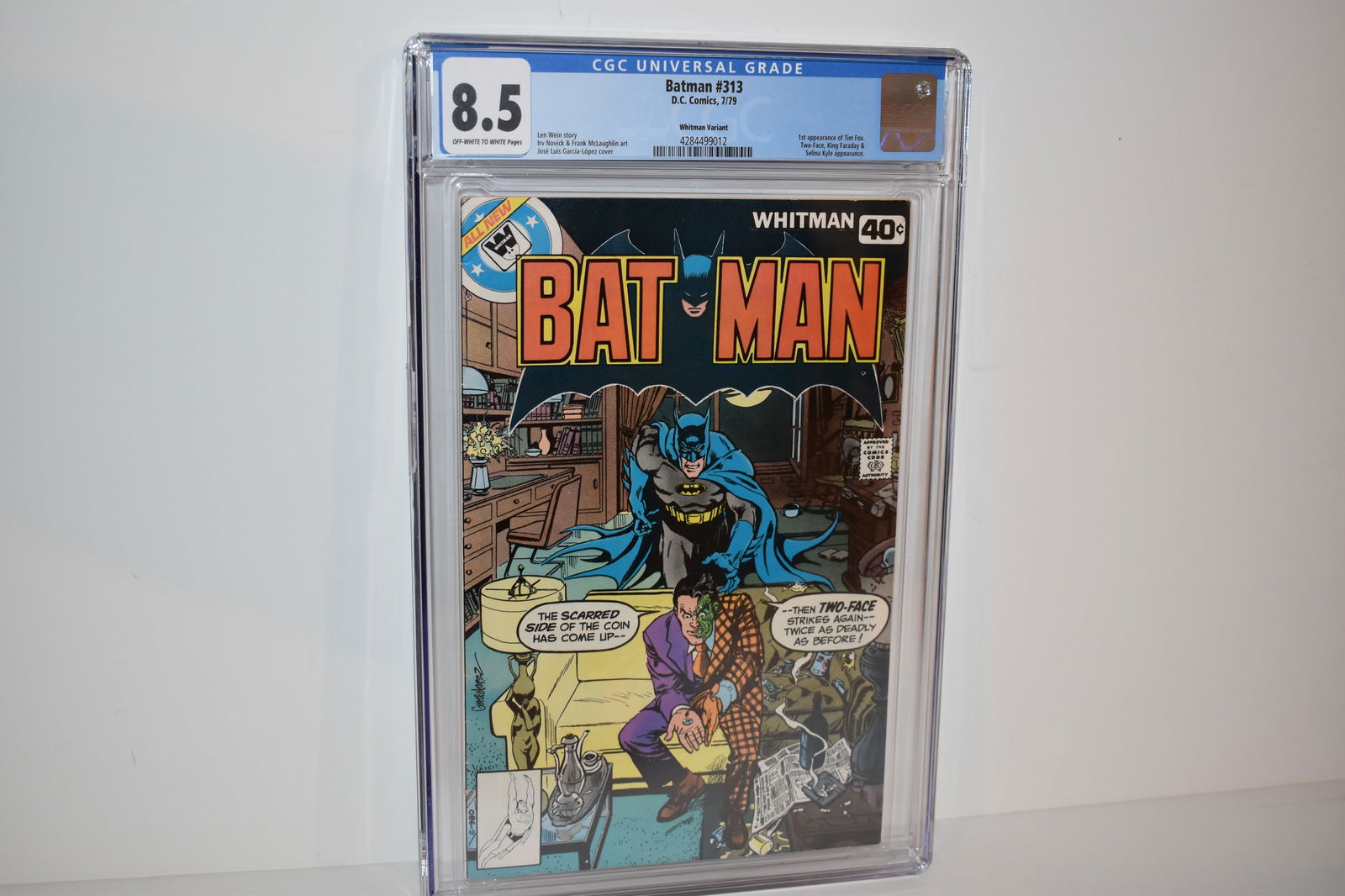Batman #313 CGC 8.5 1st Appearance Tim Fox Whitman Variant. DC Comics (1 of 3)
