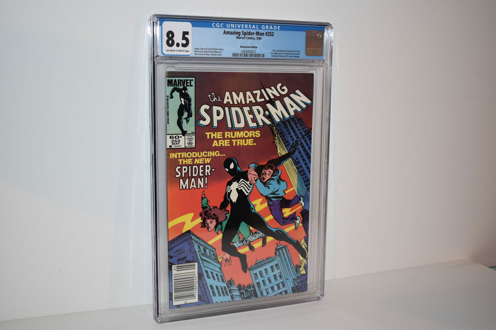 Amazing Spider Man #252 Marvel 1984 CGC 8.5 Newstand (1 of 3)
