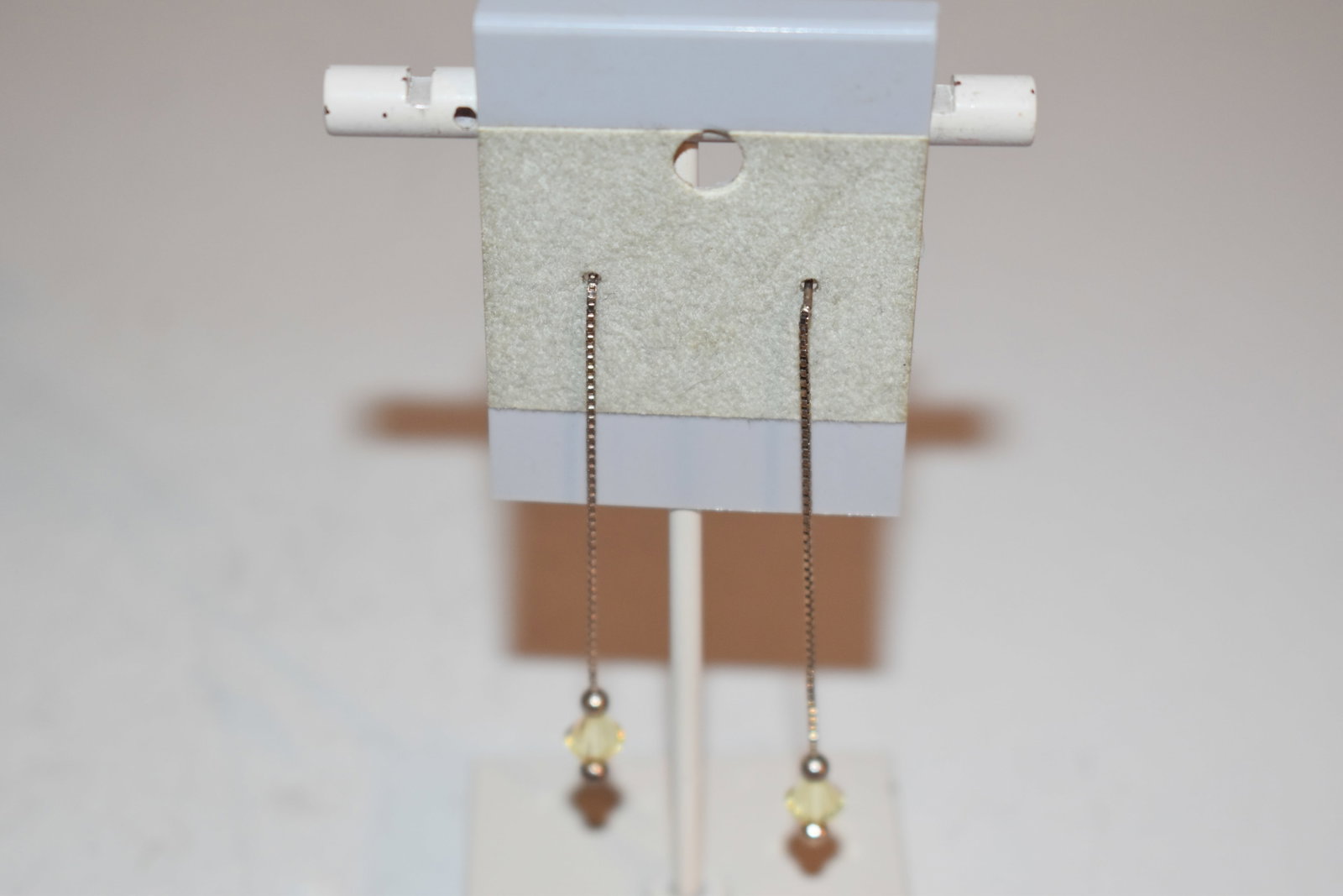 vintage sterling silver Swarovski earrings: vintage sterling silver Swarovski earrings Please view all photos as they are part of the description and condition of this Item, Feel free to contact me with questions or picture requests! Used Item 