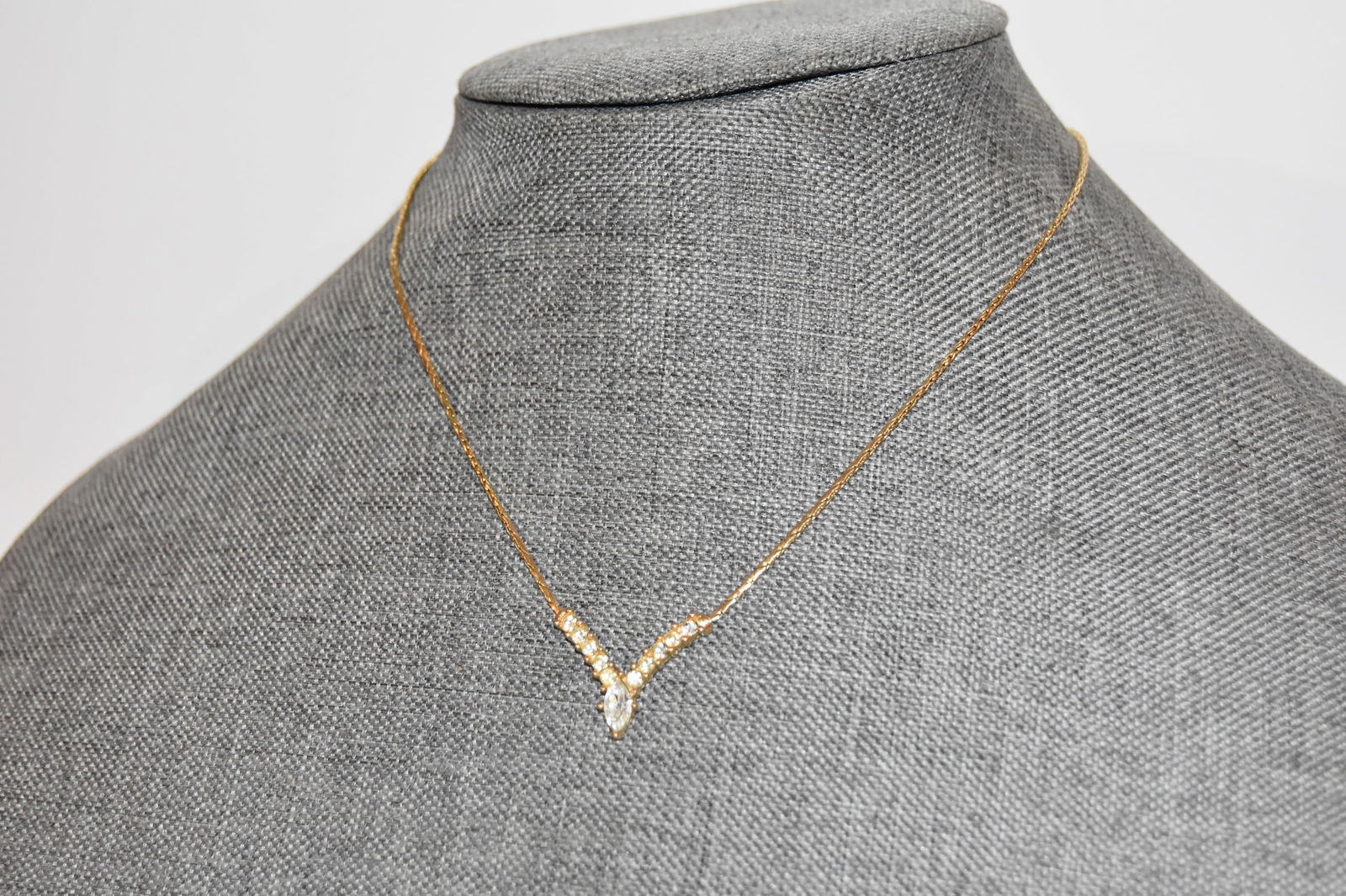 Christian Dior Vintage Collar Necklace Rhinestone (1 of 5)