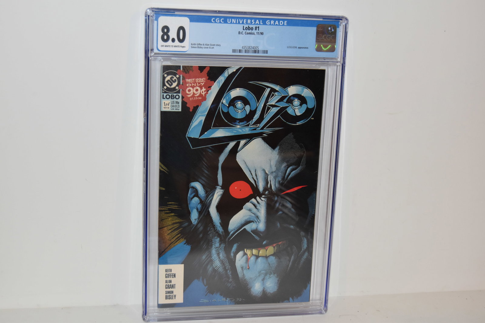 Vintage Comic Book Lobo #1 CGC 8.0 (1 of 3)